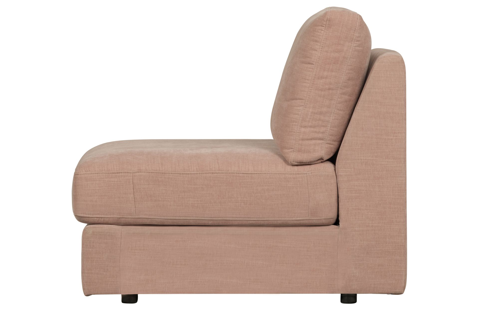 Modulsofa Family Seat Element, Rosa