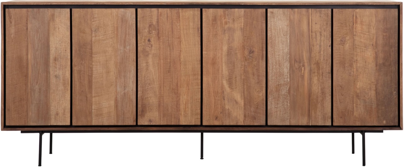 Sideboard Metropole aus recyceltem Teakholz, 220 cm