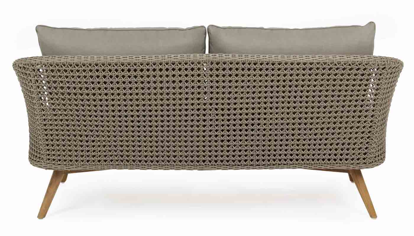 2,5 Sitzer Sofa Ninfa inkl. Kissen, Grau