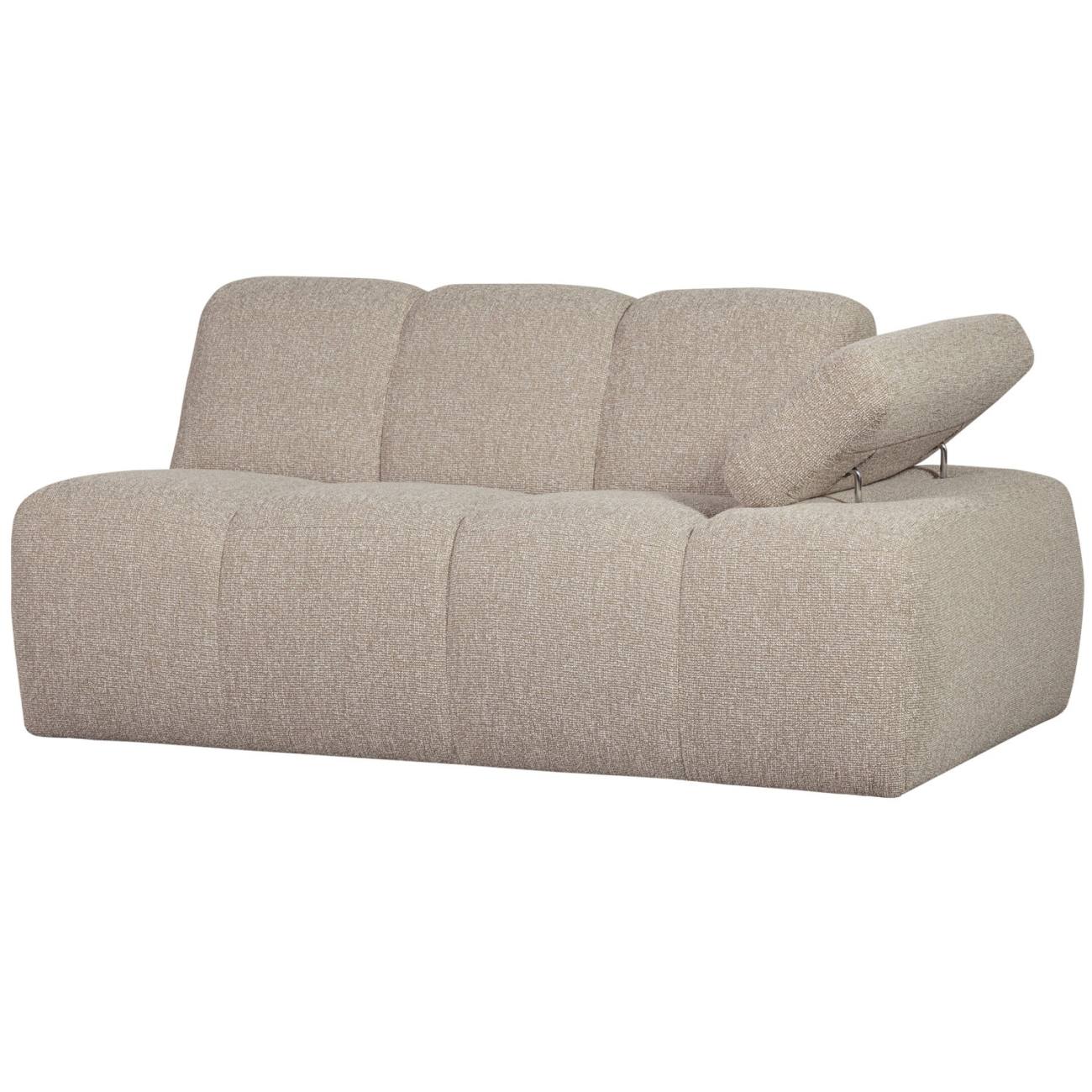 Modulsofa Mojo Boucle 1,5er Arm-Rechts, Beige