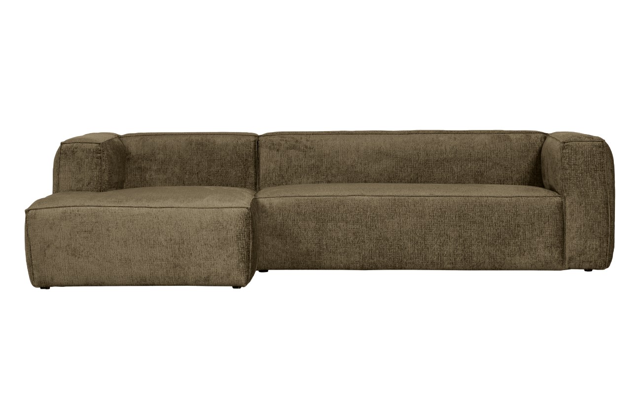 Ecksofa Bean aus Struktursamt Links, Moss