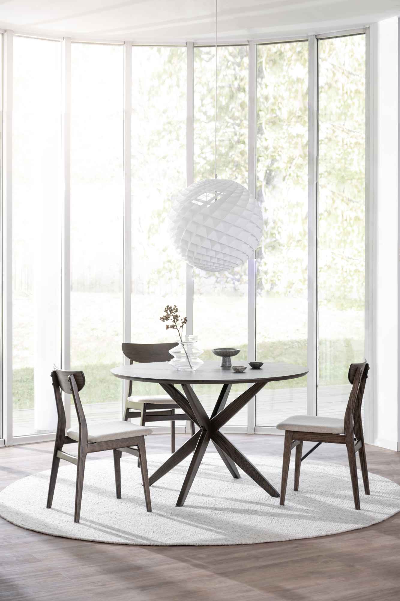 Machen Sie Ihr Zuhause komplett mit Stuhl Rodham 2er Set, Braun / Beige.