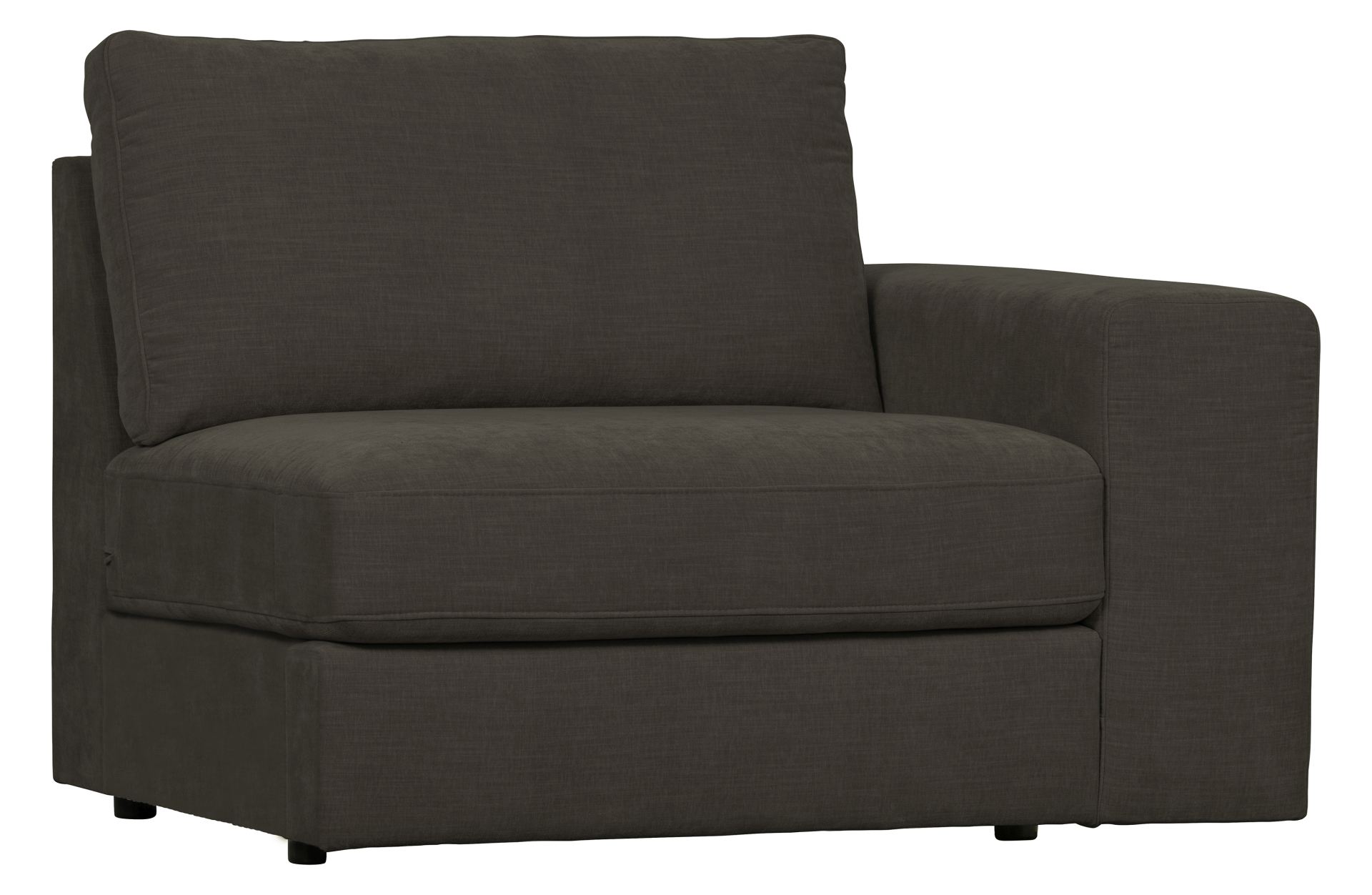 Modulsofa Family 1-Seat Element Rechts, Anthrazit