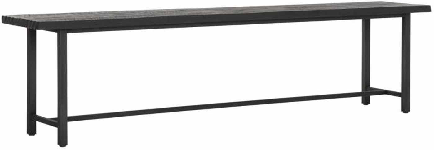 Sitzbank Beam, 190 cm Schwarz