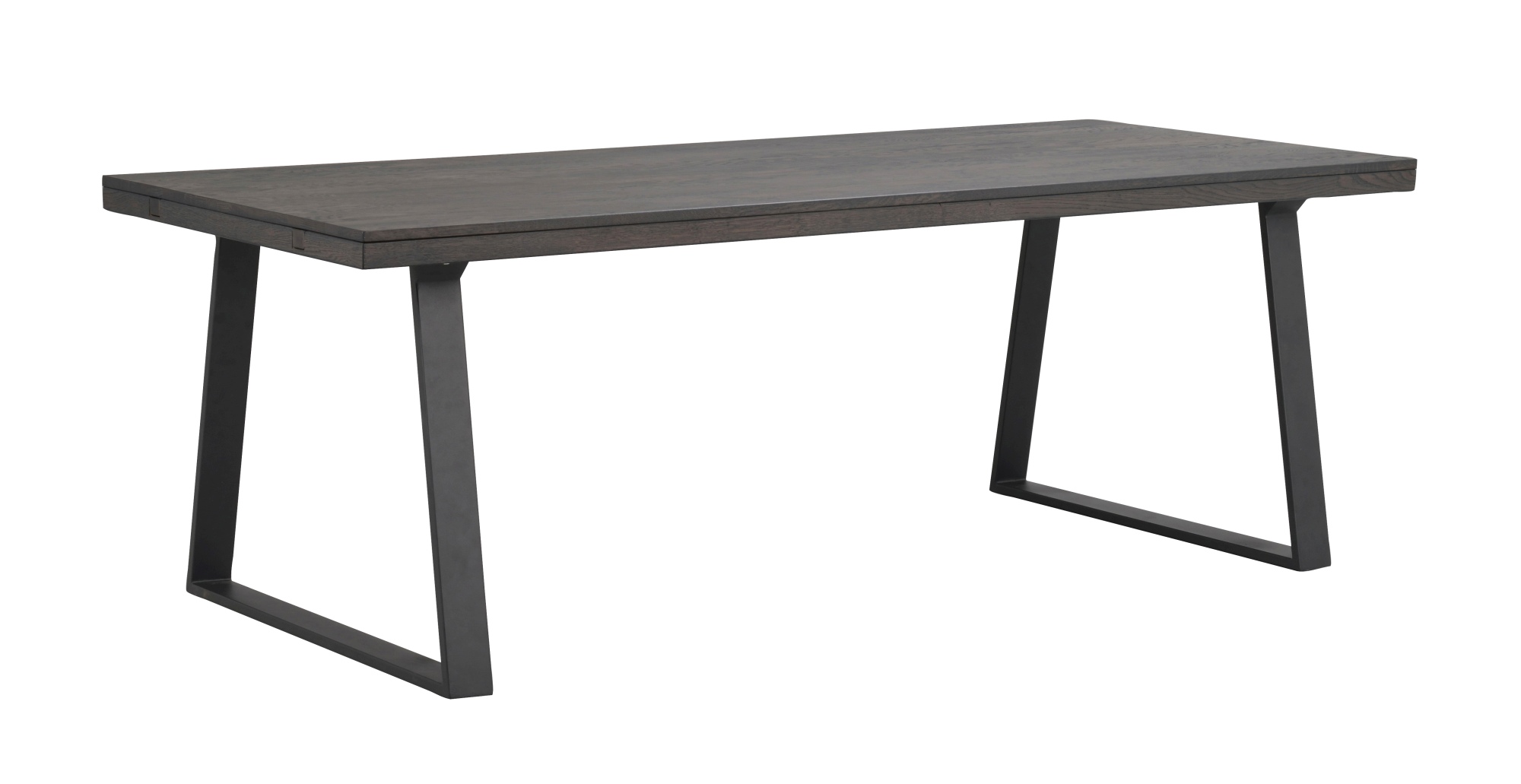 Esstisch Brooklyn, Trapez-Gestell, 220cm, Braun