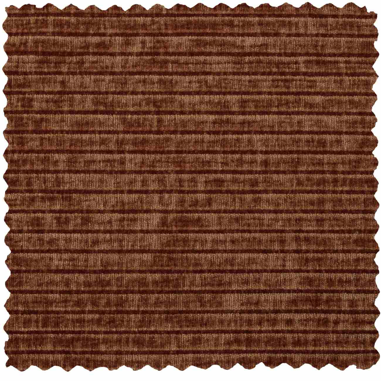 Chaiselongue Mojo aus Flachcord Links, Rostbraun