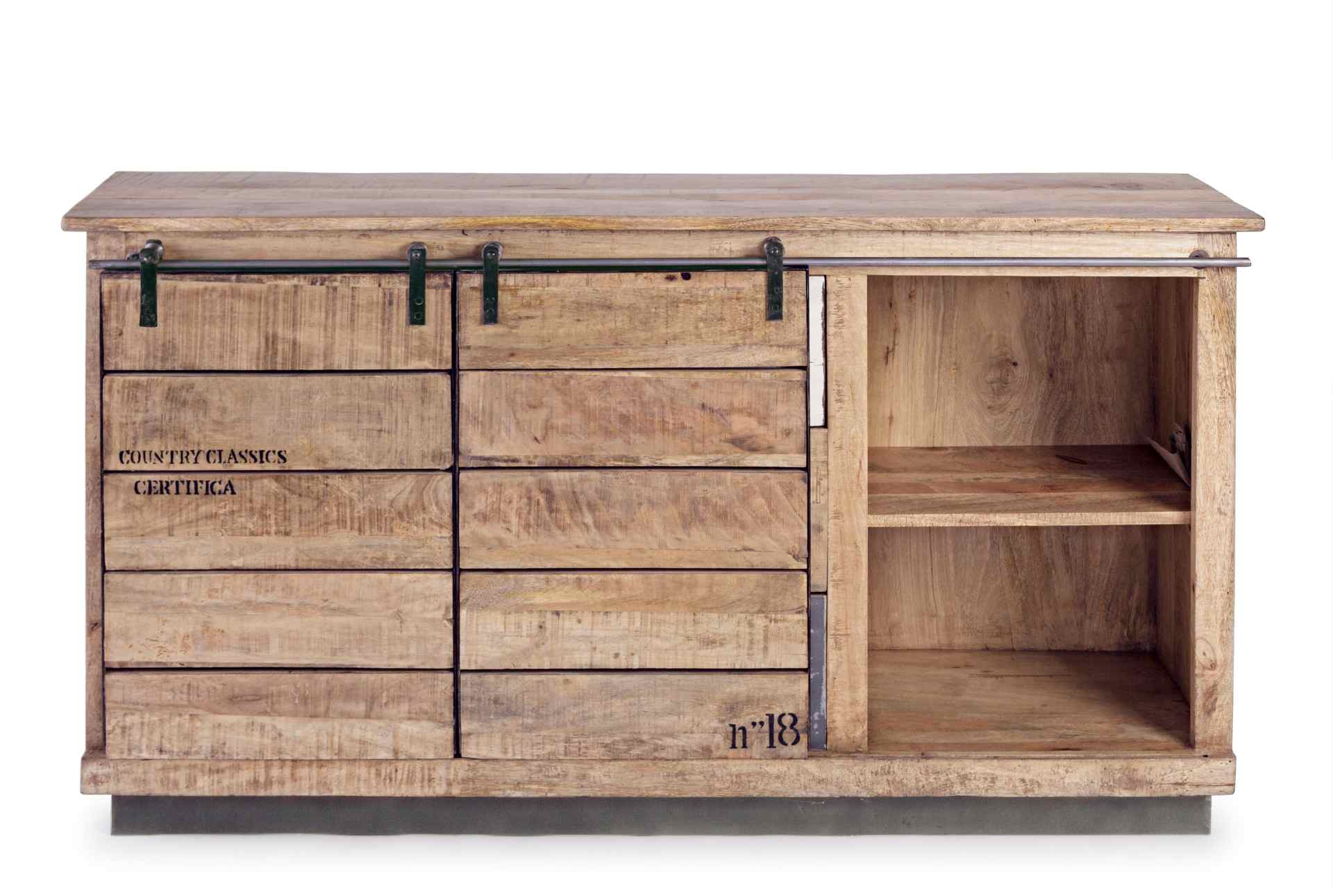 Sideboard Tudor aus Mangoholz, 150 cm