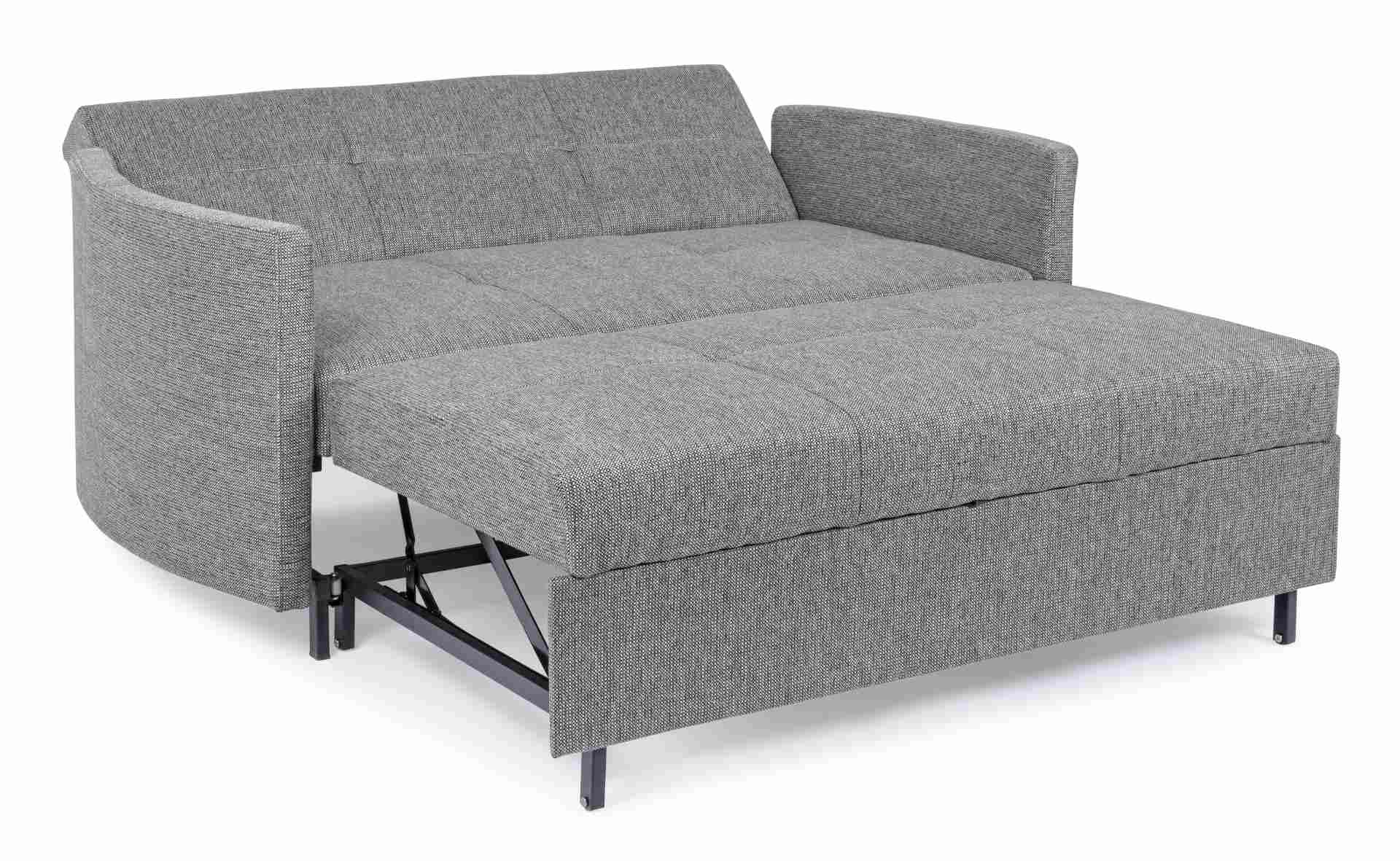 Schlafsofa Clayton mit Stoff-Bezug, Grau