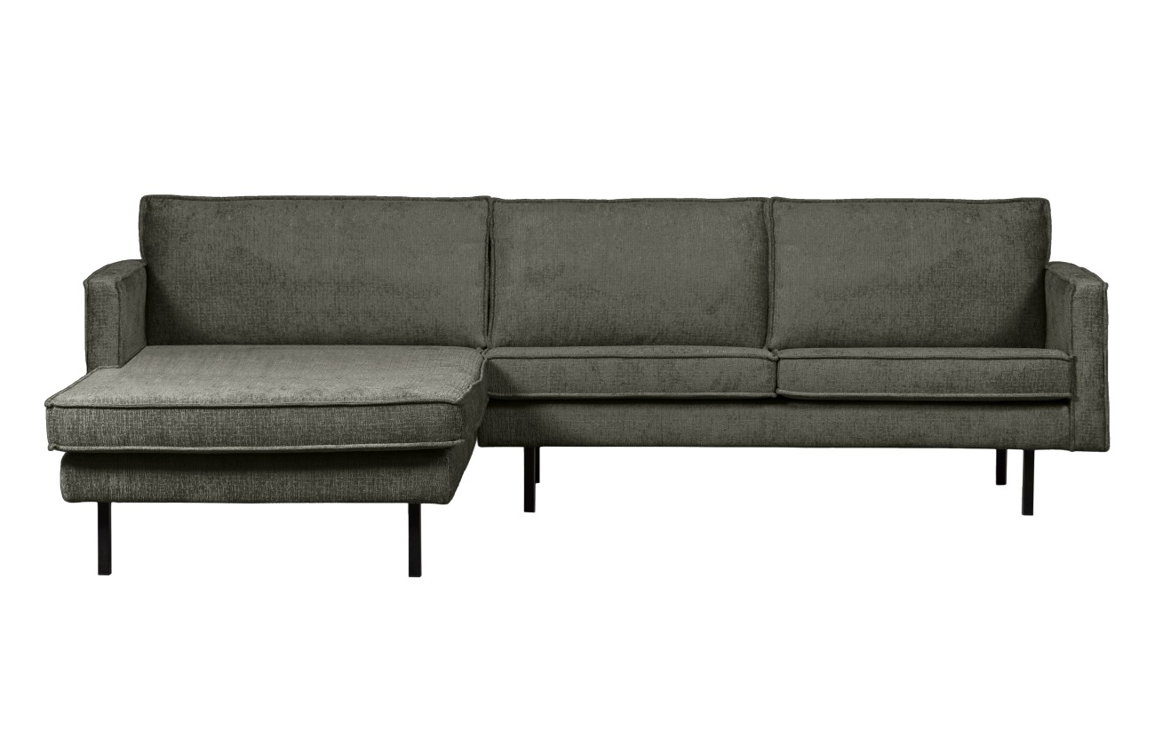 Chaiselongue Rodeo aus Struktursamt Links, Frost