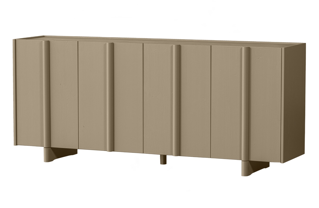 Sideboard Basu aus Kiefernholz, Braun