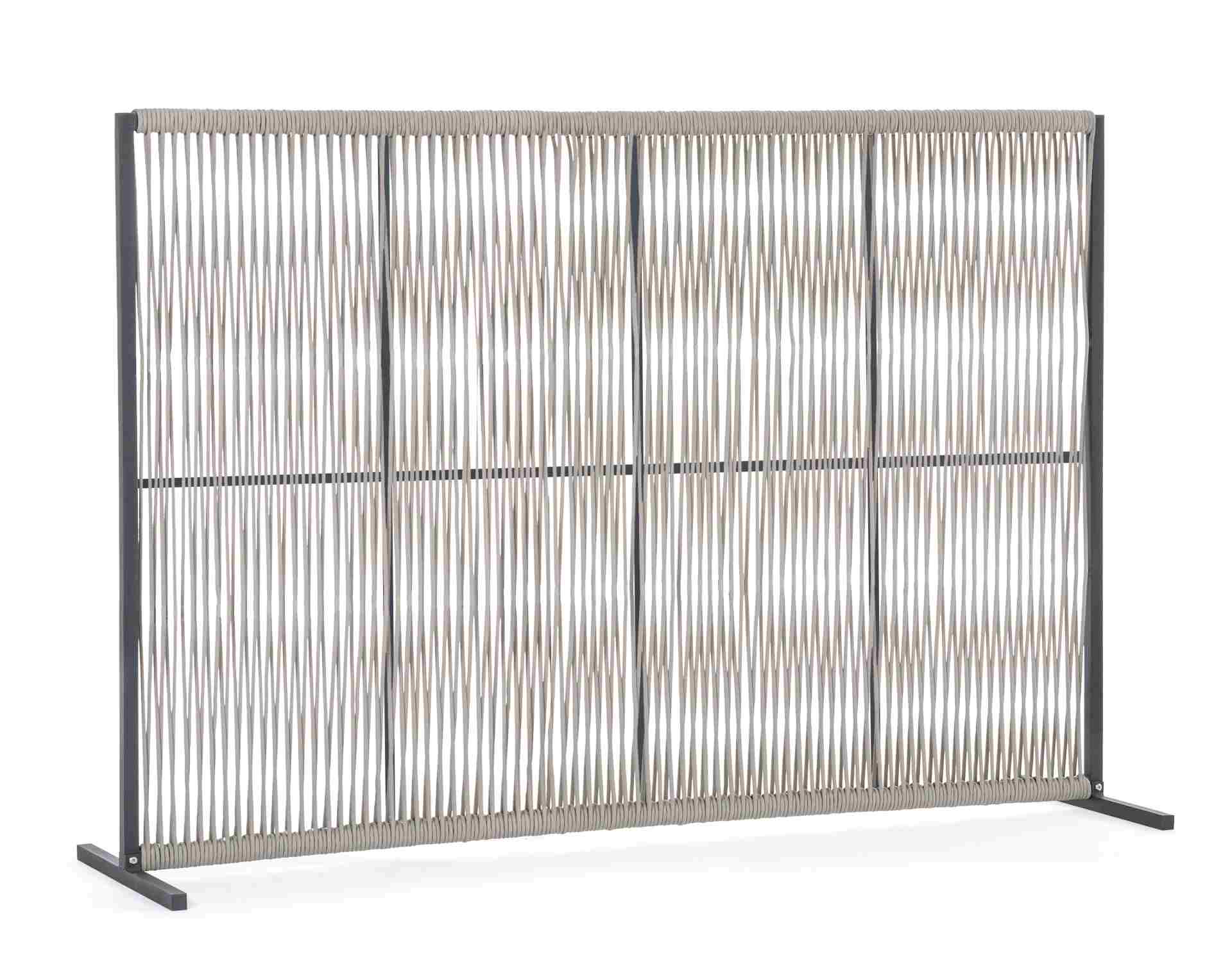 Paravent Paxson aus Aluminium 180 cm, Beige Paravent Paxson aus Aluminium 180 cm, Beige