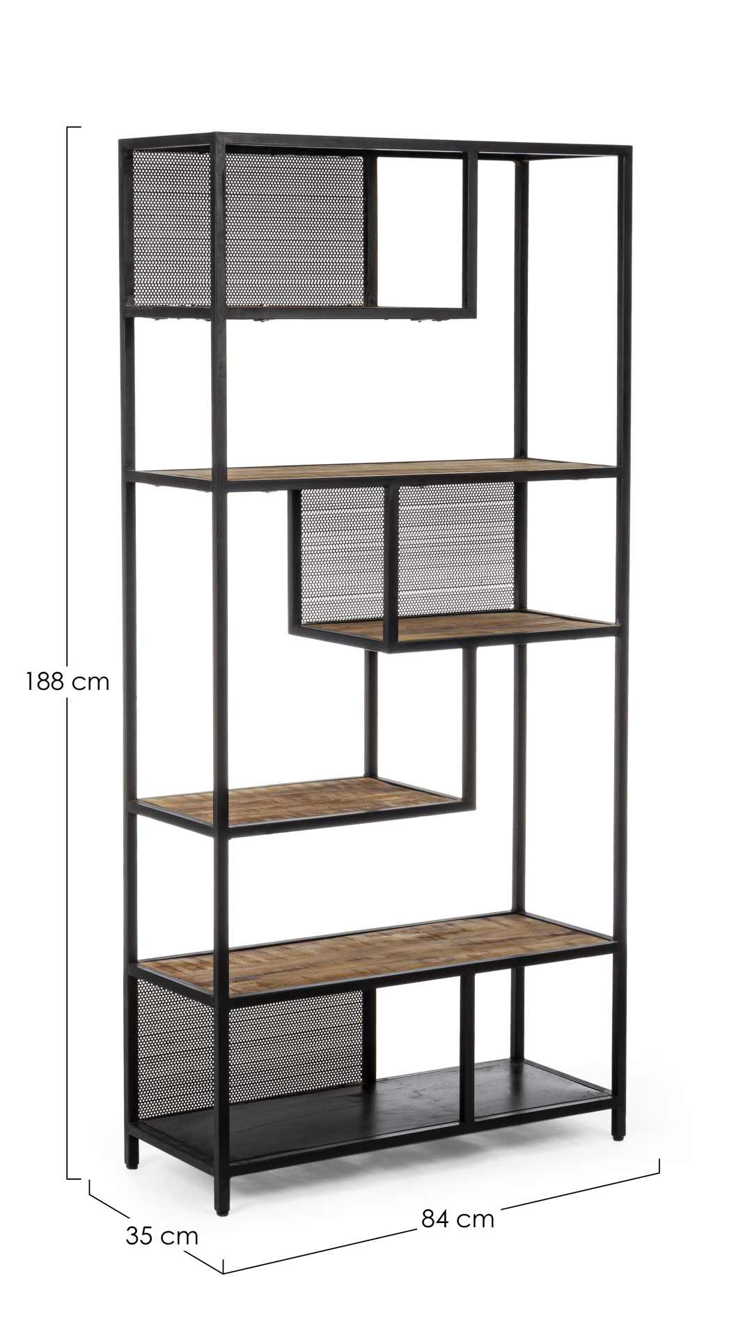 Bücherregal Roderic mit 6 Fächern