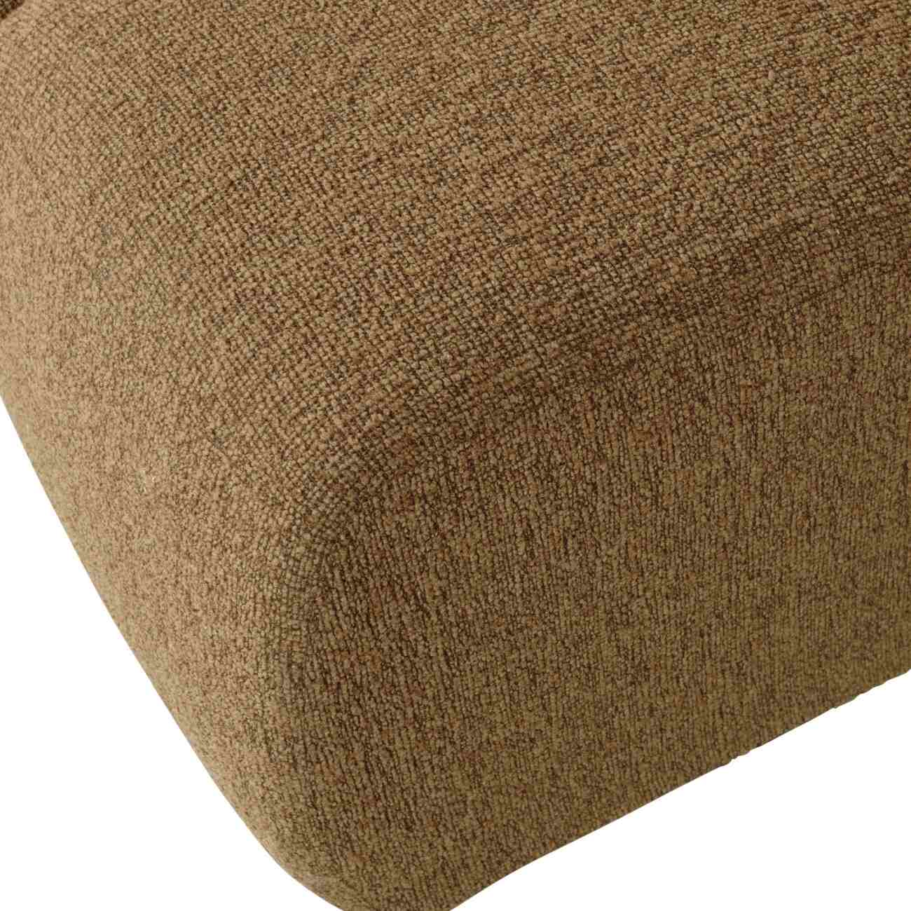 Modulsofa Mojo Boucle Einzel-Element, Gelb/Braun