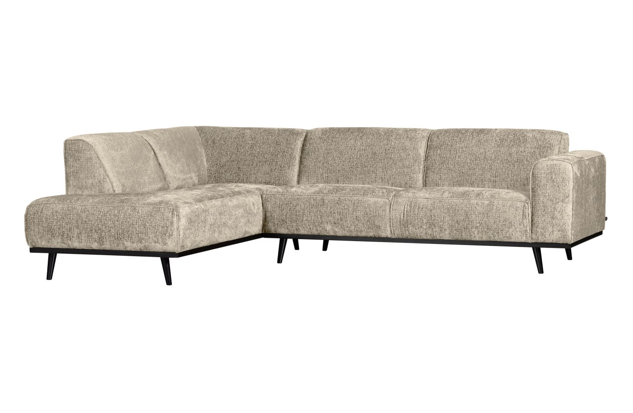 Ecksofa Statement aus Struktursamt Links, Wheatfield