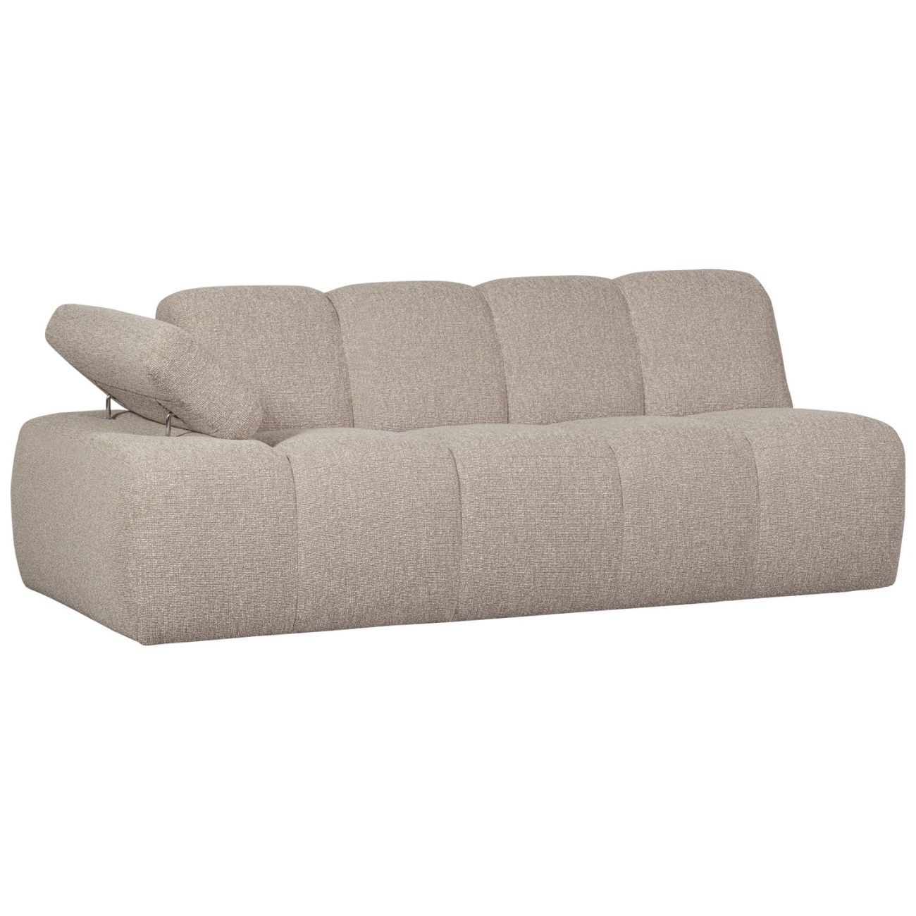 Modulsofa Mojo Boucle 2er Arm-Links, Beige