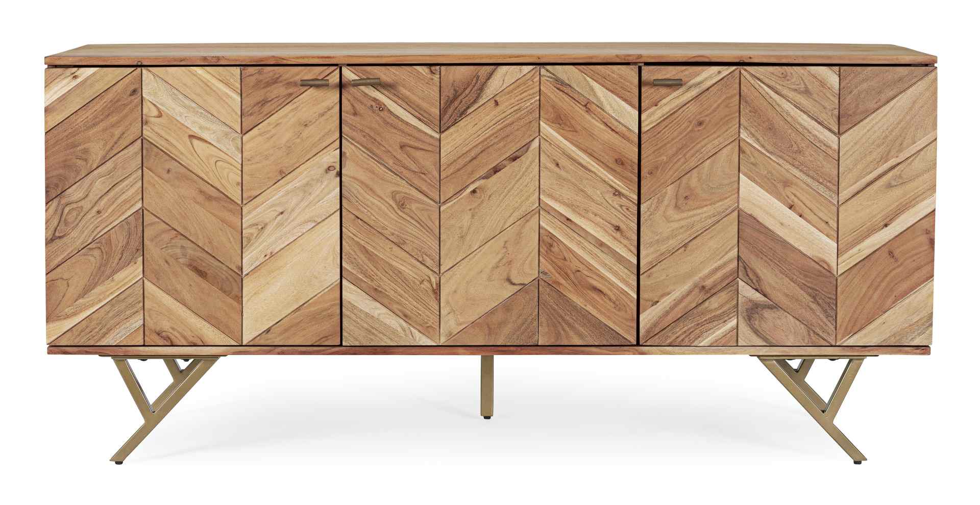 Sideboard Raida aus Akazienholz, 160 cm