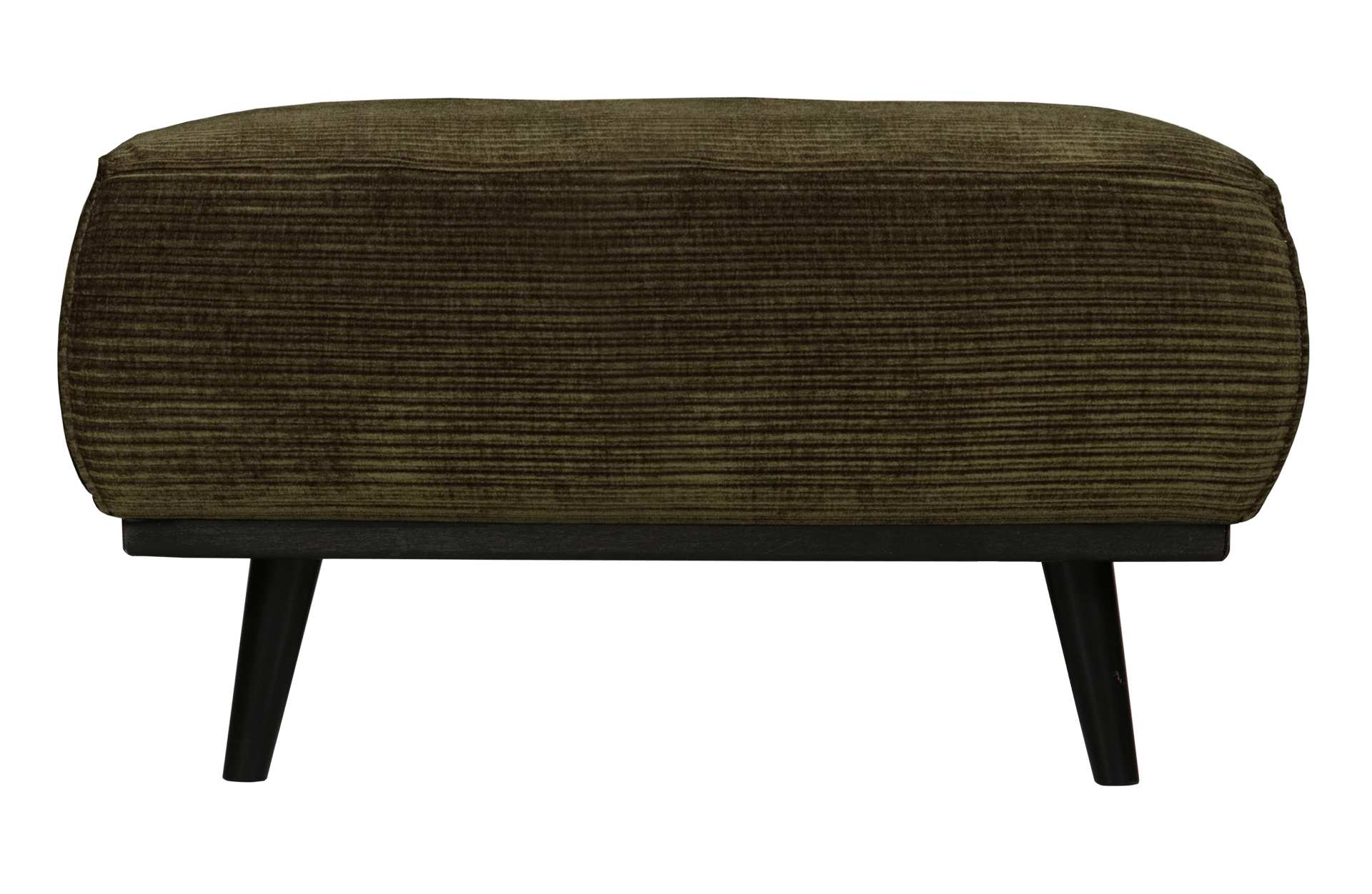 Hocker Statement aus gewebten Jacquard, Olive