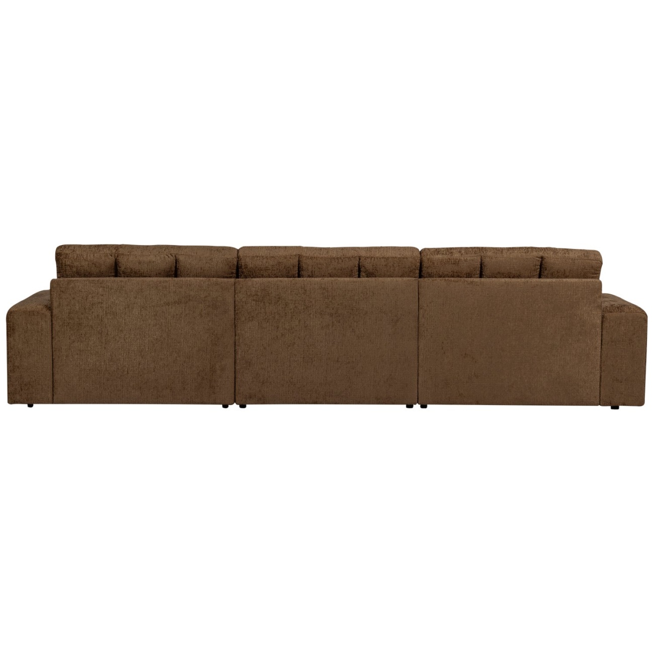 Chaiselongue Date aus Struktursamt Rechts, Brass