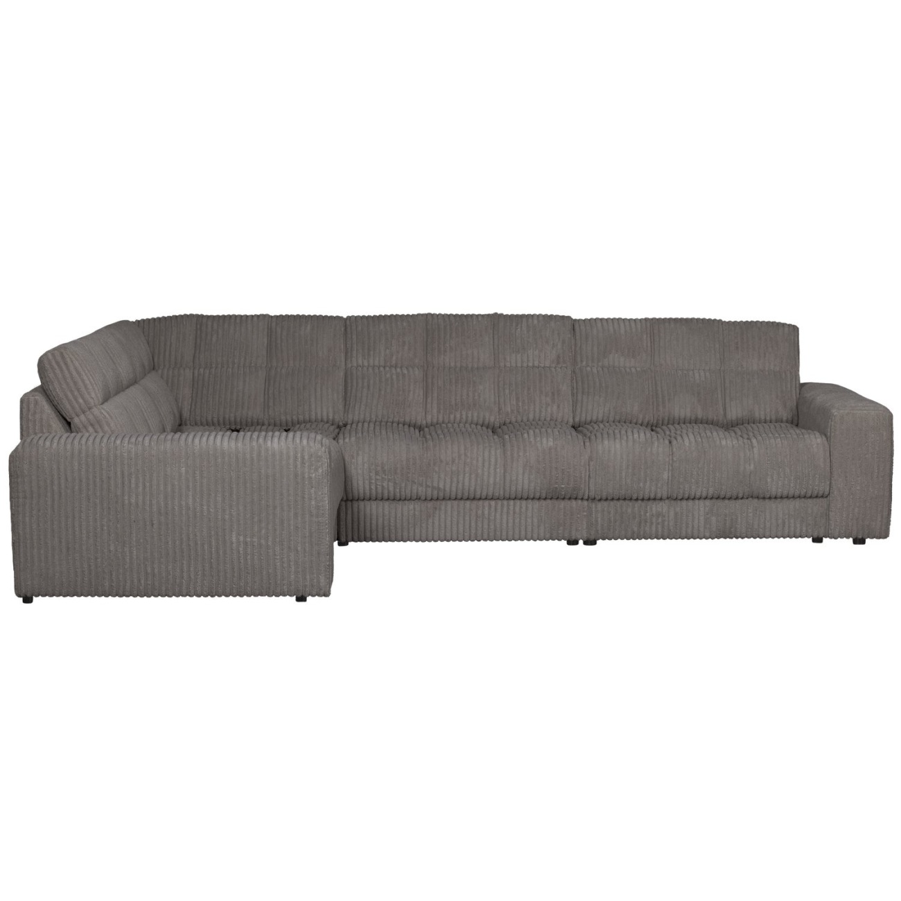 Ecksofa Date mit Cordbezug Links, Terrazzo