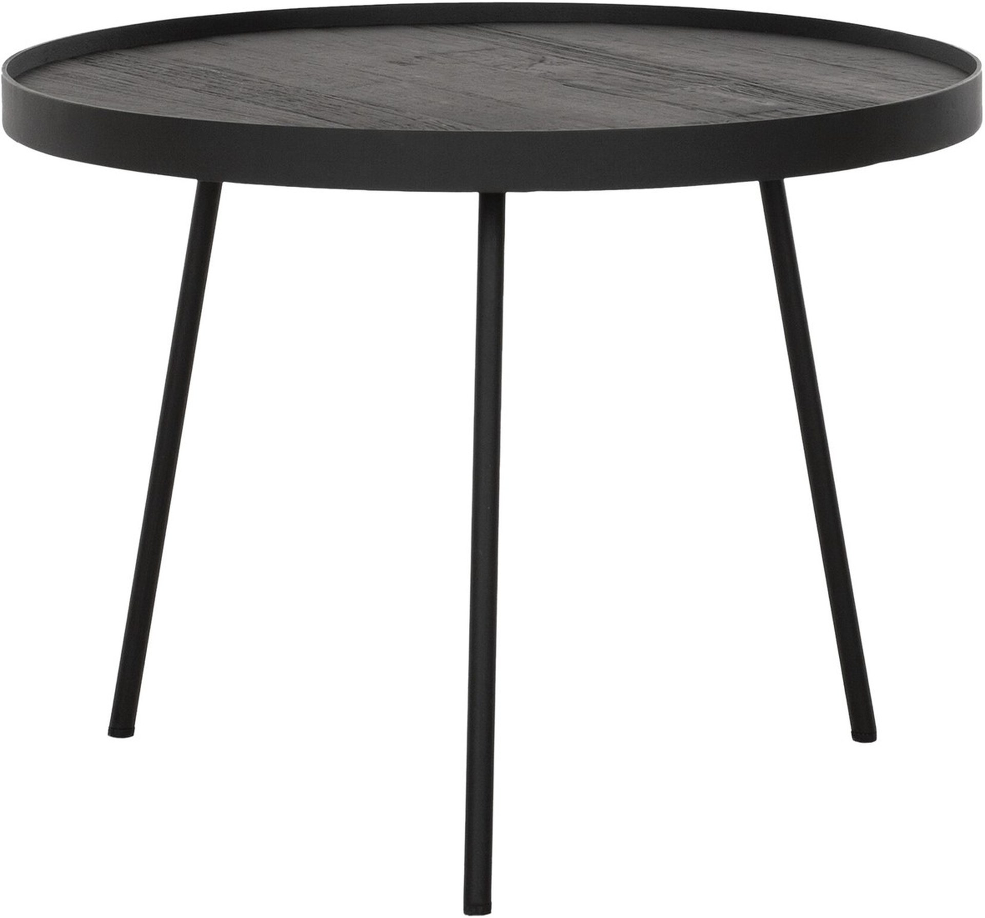 Couchtisch Saturnus, Ø 50 cm, Schwarz