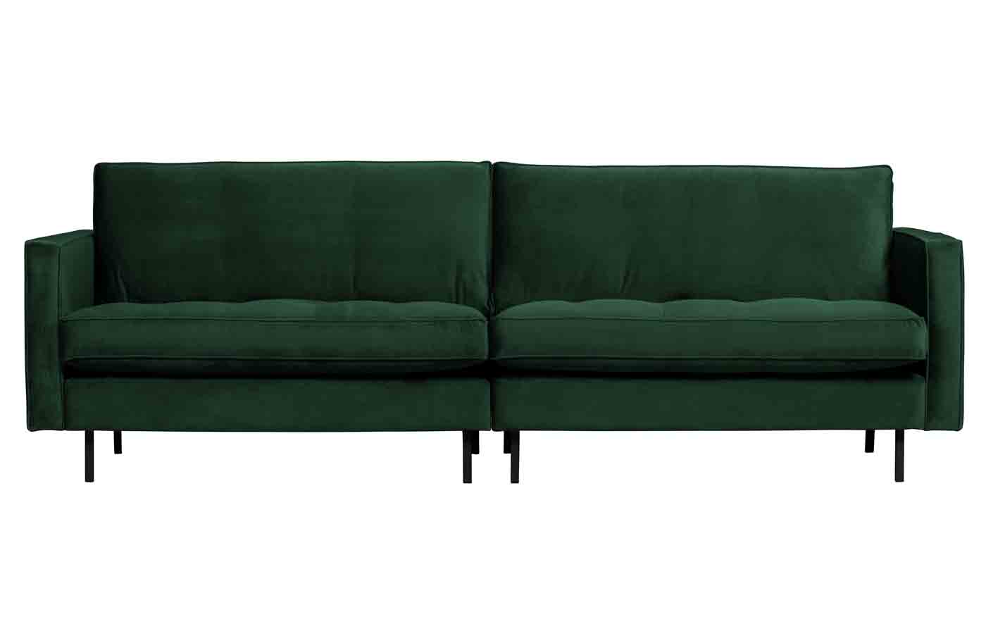 Sofa Rodeo Classic 3 Sitzer Samt, Grün