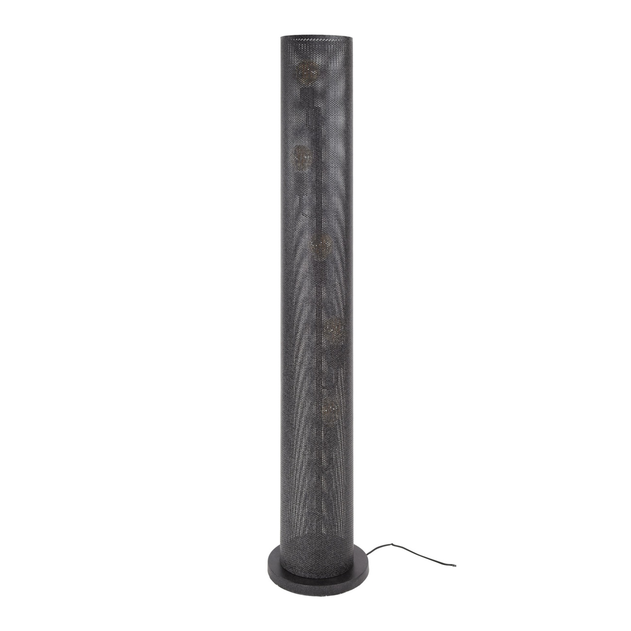 Stehleuchte Mallaglia, 5-flammig - Metall in Artic-Schwarz, inkl. LED