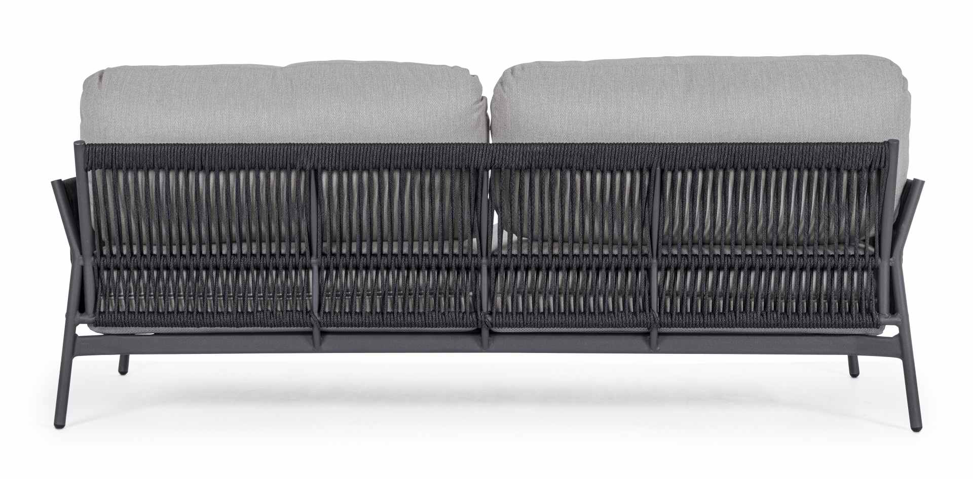 Sofa Pardis aus Aluminium, Anthrazit