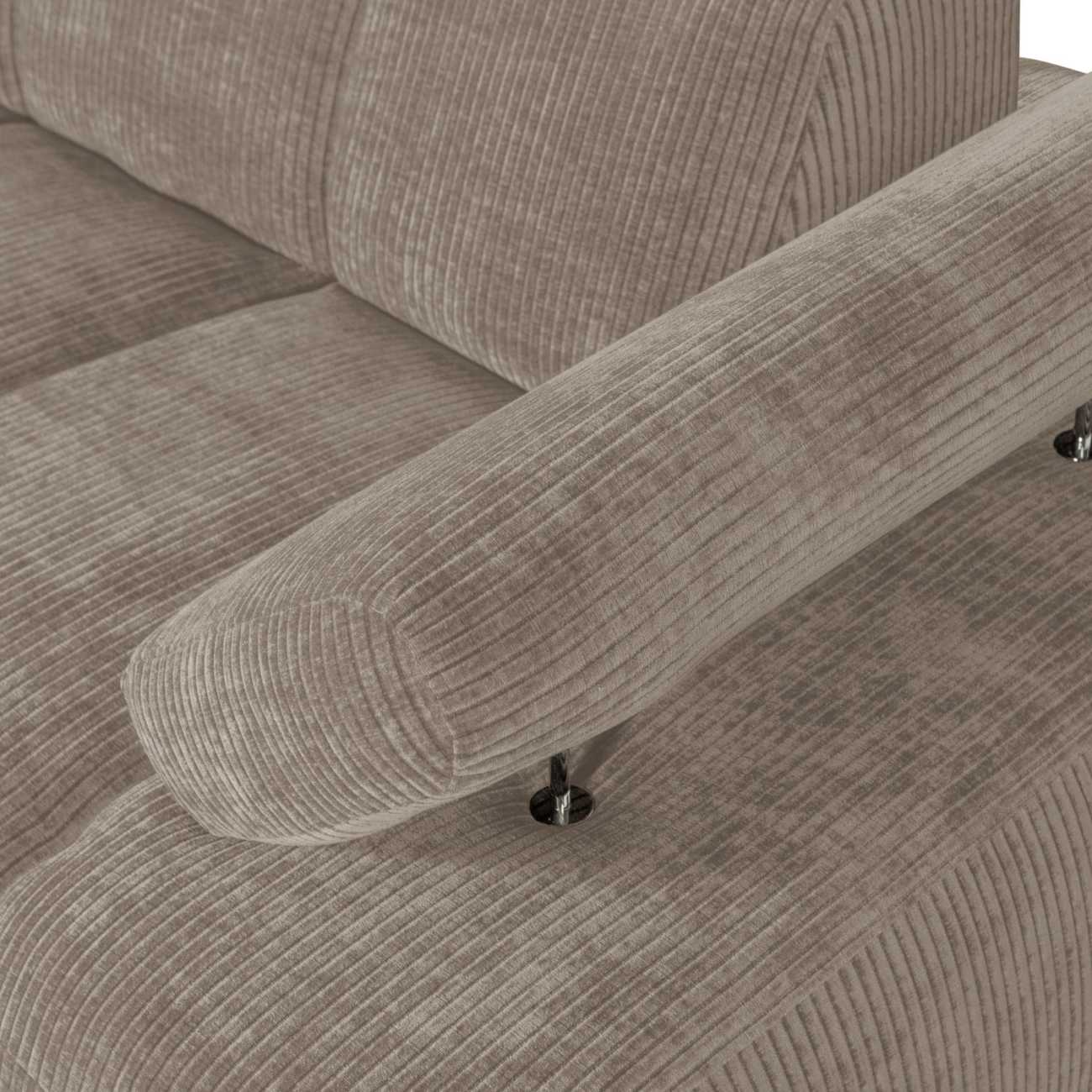 Modulsofa Mojo Flachcord 1,5er Arm-Rechts, Sand