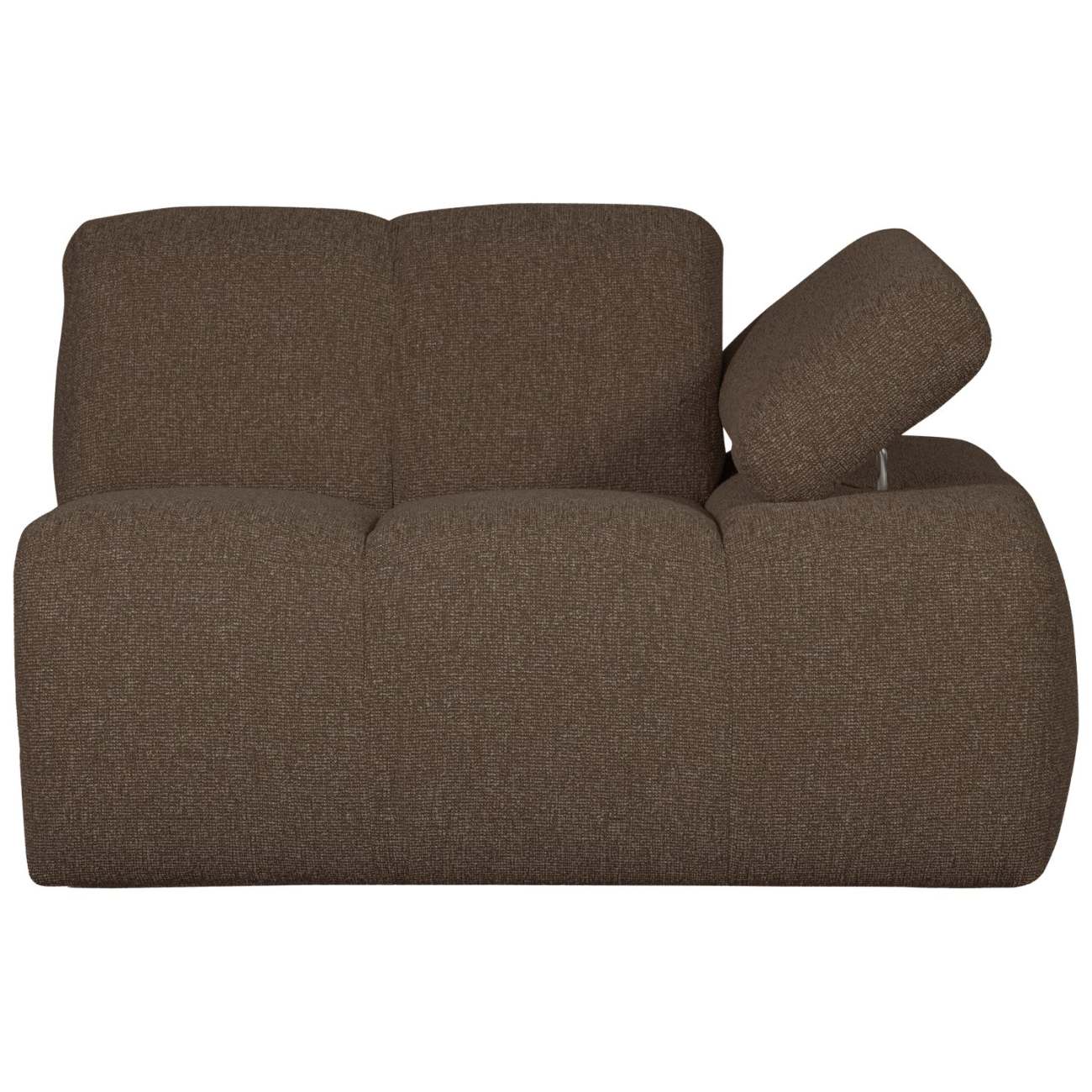 Modulsofa Mojo Boucle 1er Arm-Rechts, Braun