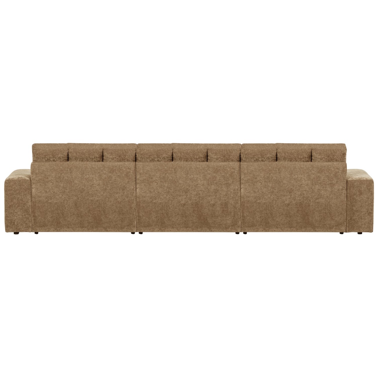 Chaiselongue Date aus Webstoff Rechts, Sand