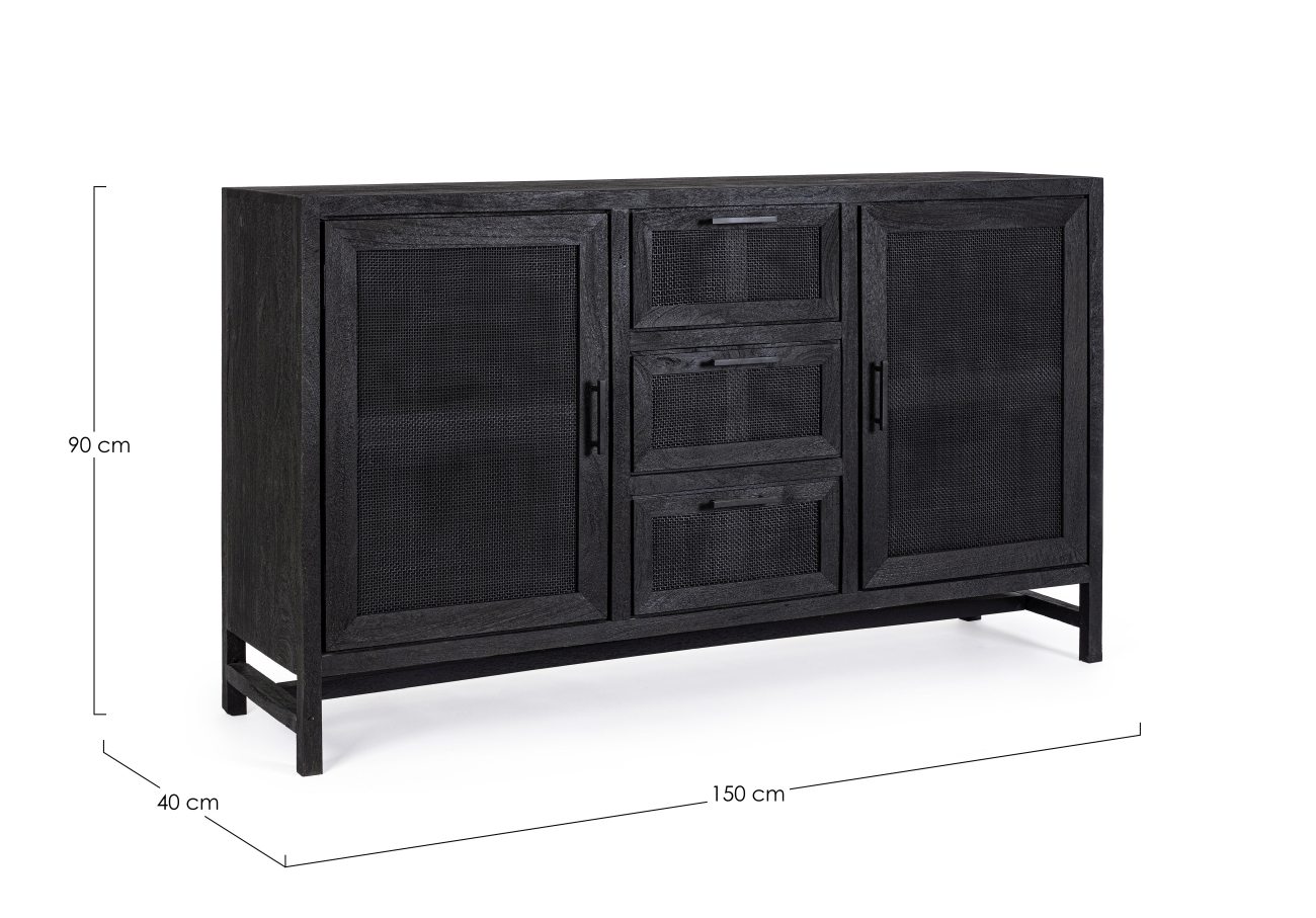 Sidebaord Weston aus Mangoholz, 150 cm