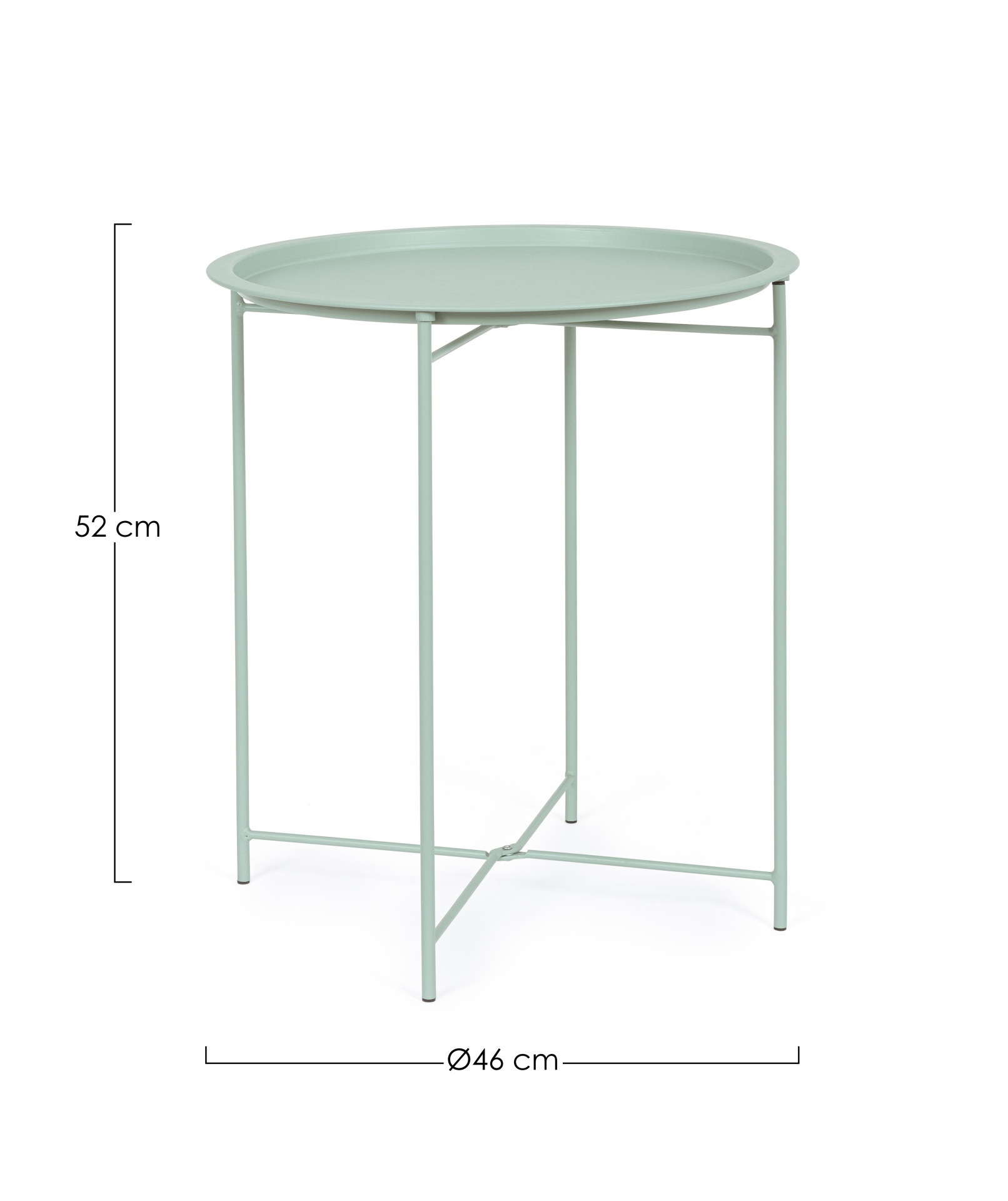 Beistelltisch Wissant Ø 46 cm, Tiffany