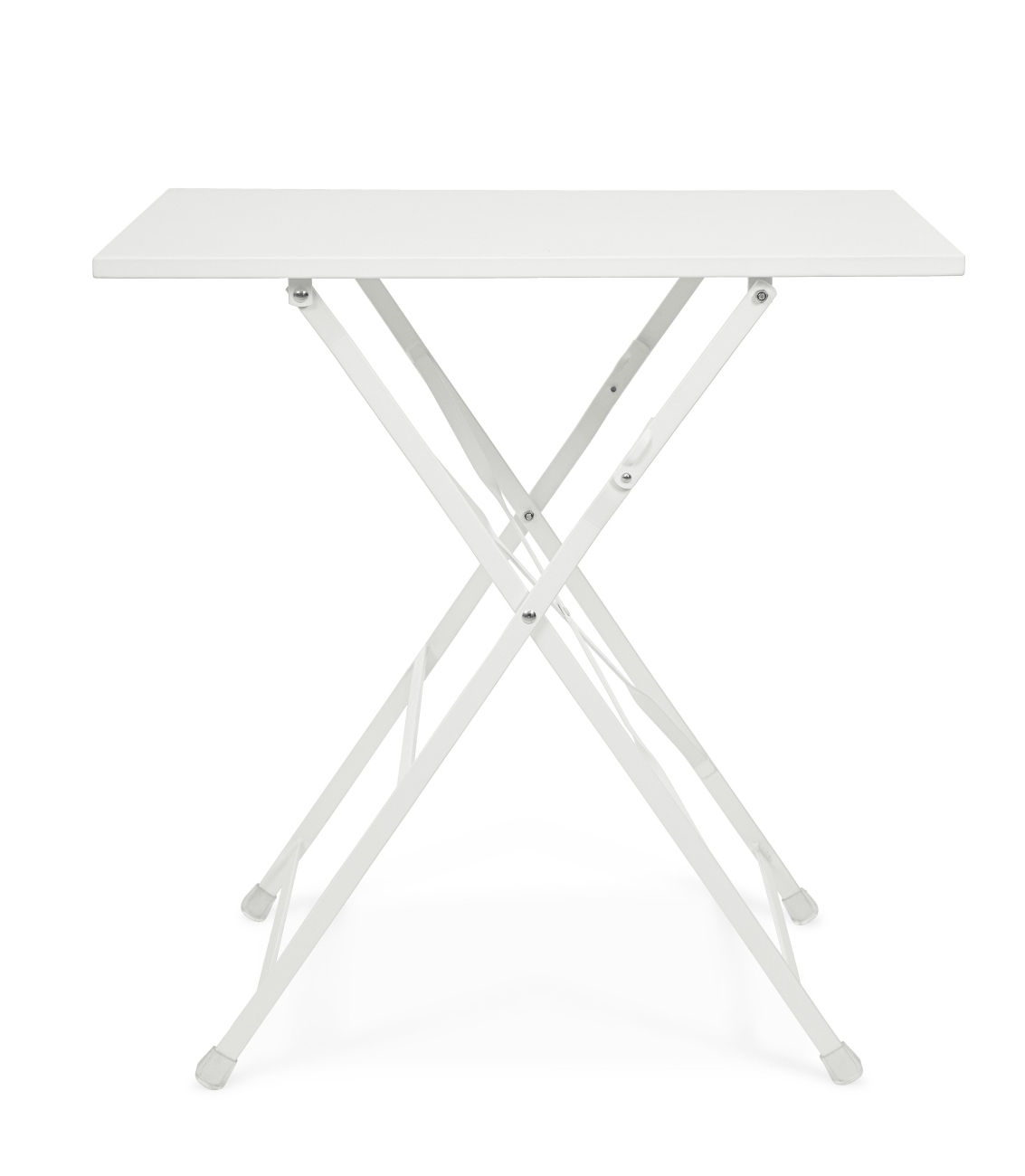 Gartentisch Yasmin aus Metall 50x70 cm, Weiß