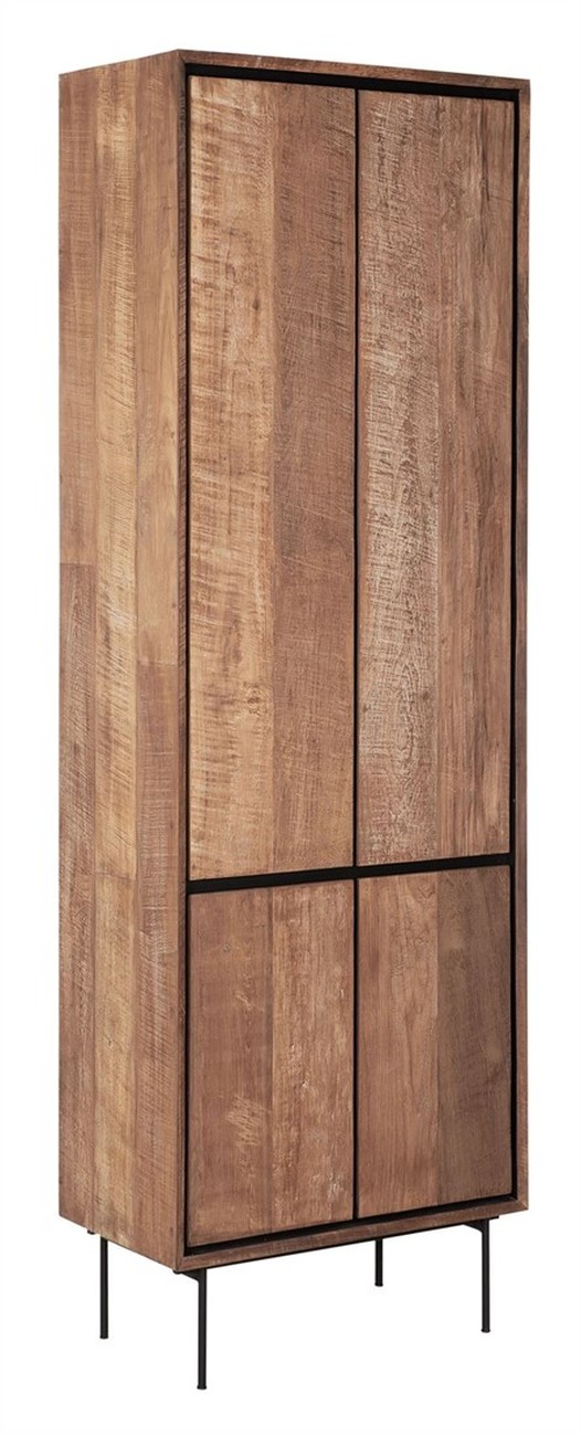 Schrank Metropole aus recyceltem Teakholz, 70 cm