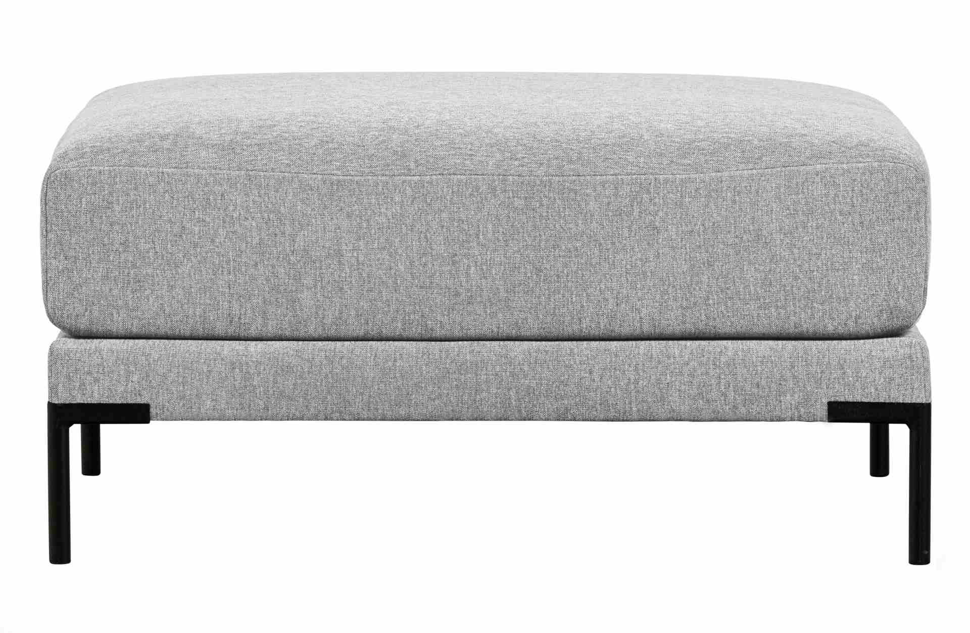 Modulsofa Couple Hocker 100 cm, Hellgrau