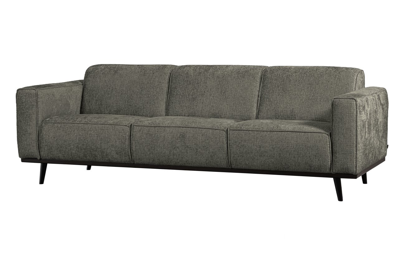 Sofa Statement aus Struktursamt 230 cm, Frost