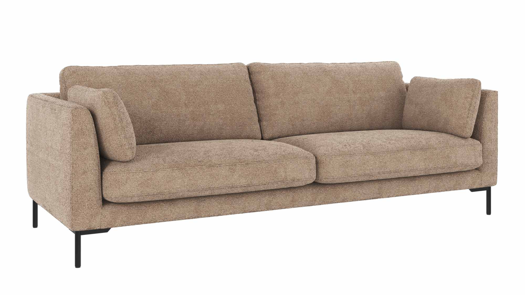 Sofa Corwin 3-Sitzer, Bezug Robin Graubeige