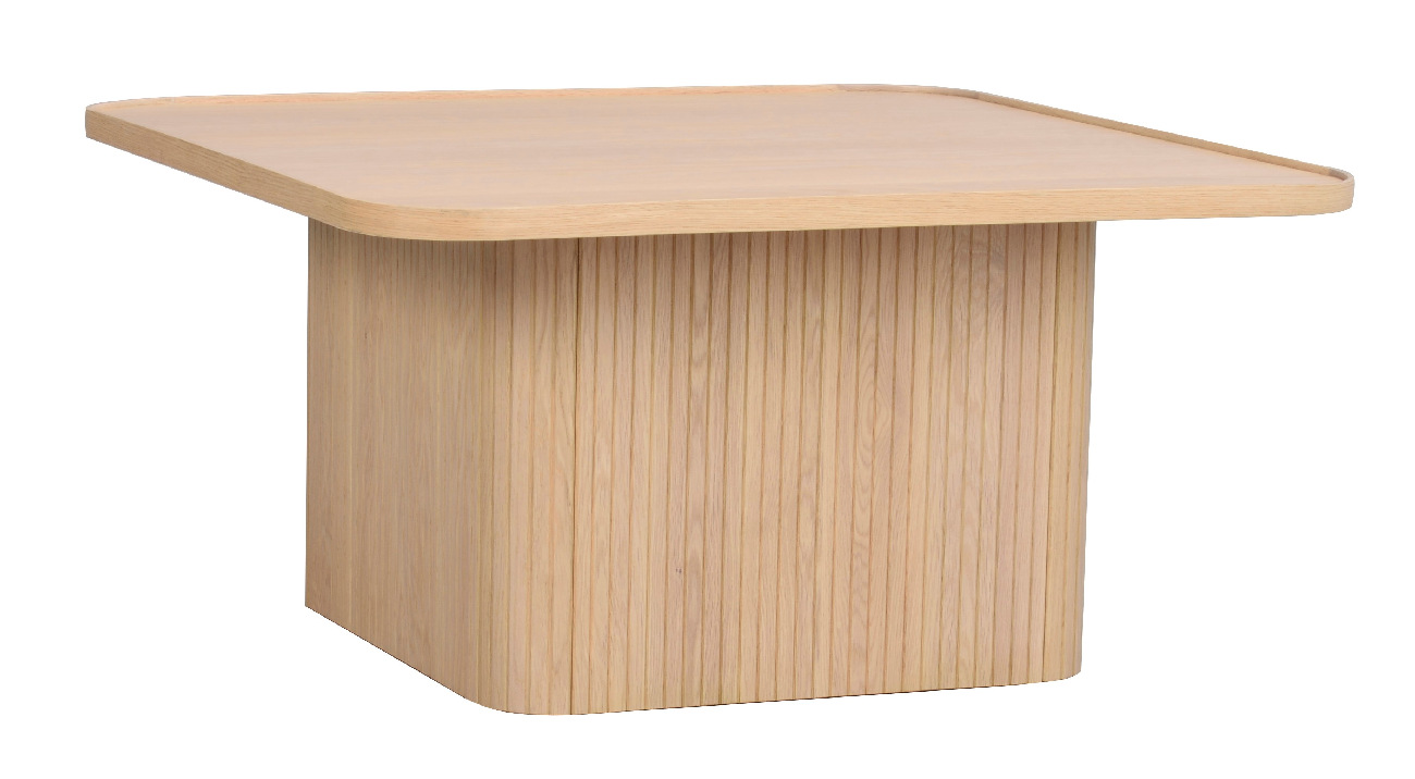 Couchtisch Sullivan, Weiß pigmentiert, 80x80x40cm