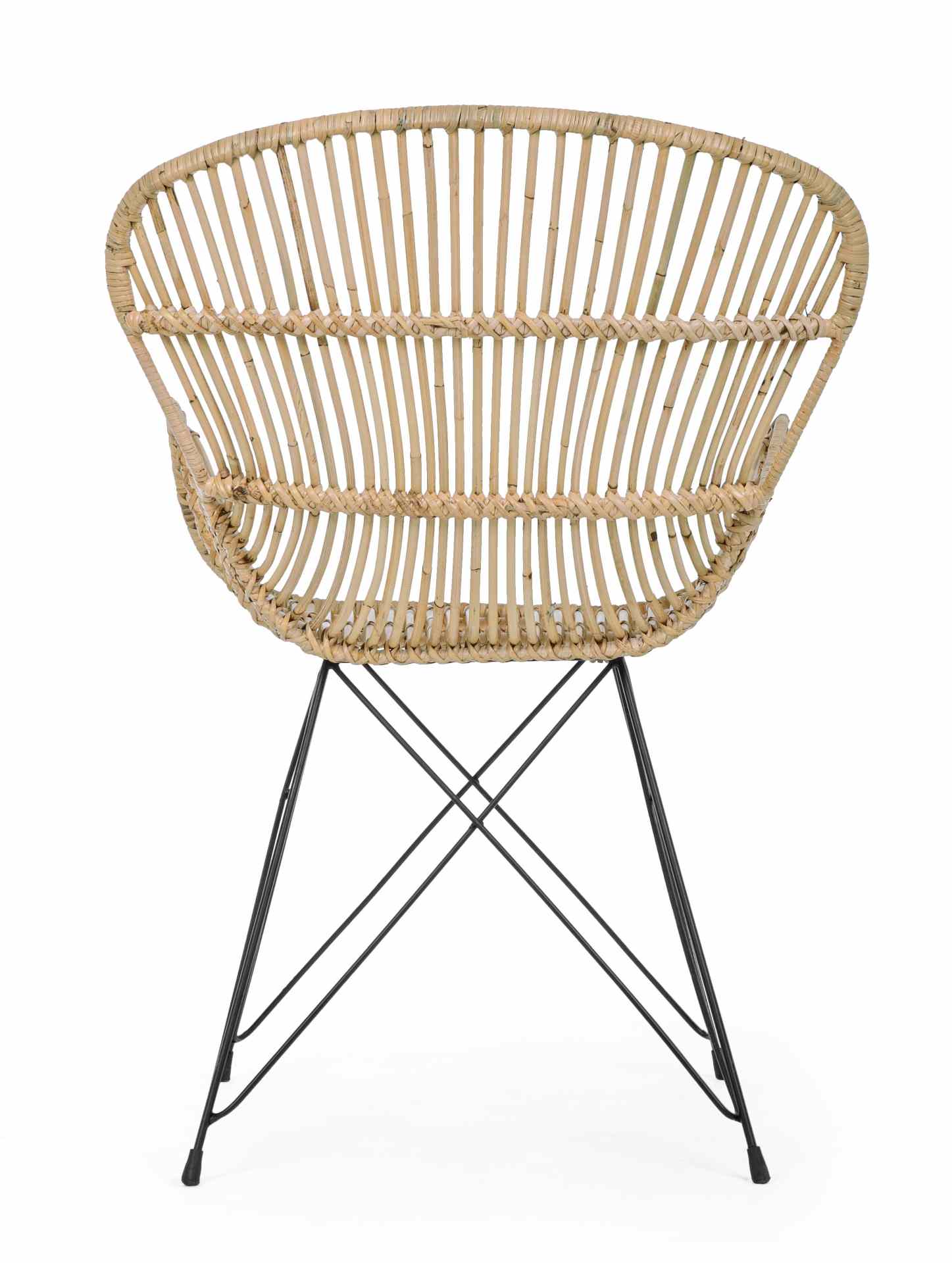 Sessel Venturs aus Rattan, Natur