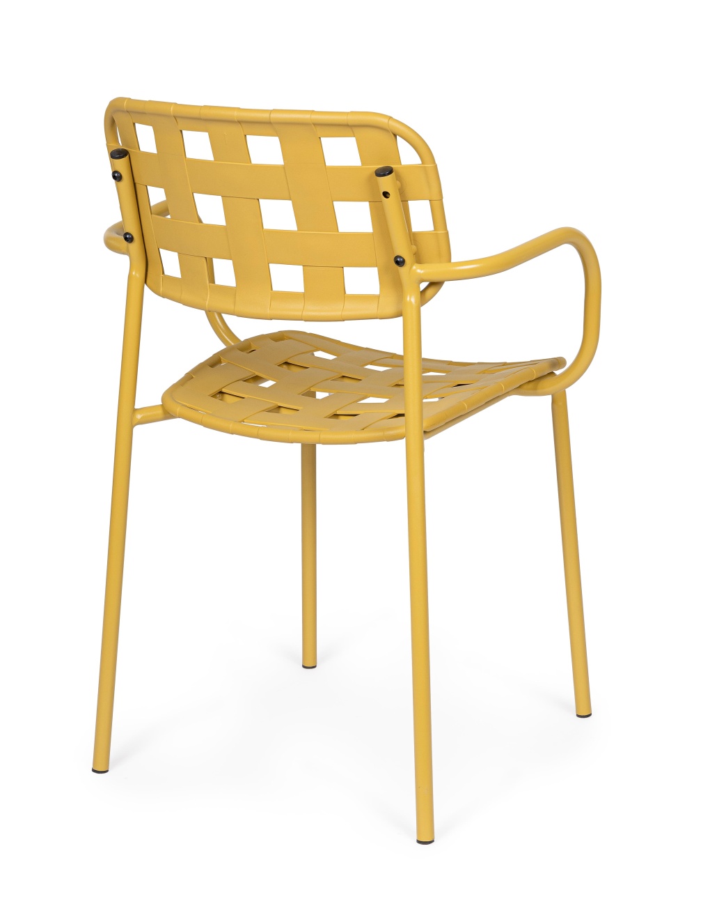Gartenstuhl Clover mit Armlehne, Ocker