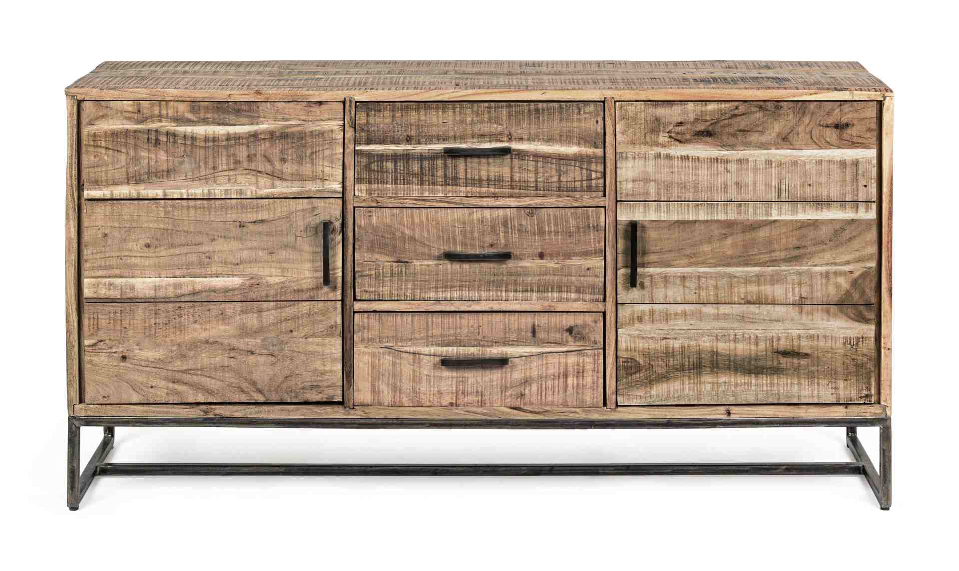 Sideboard Elmer aus Akazienholz, 145 cm