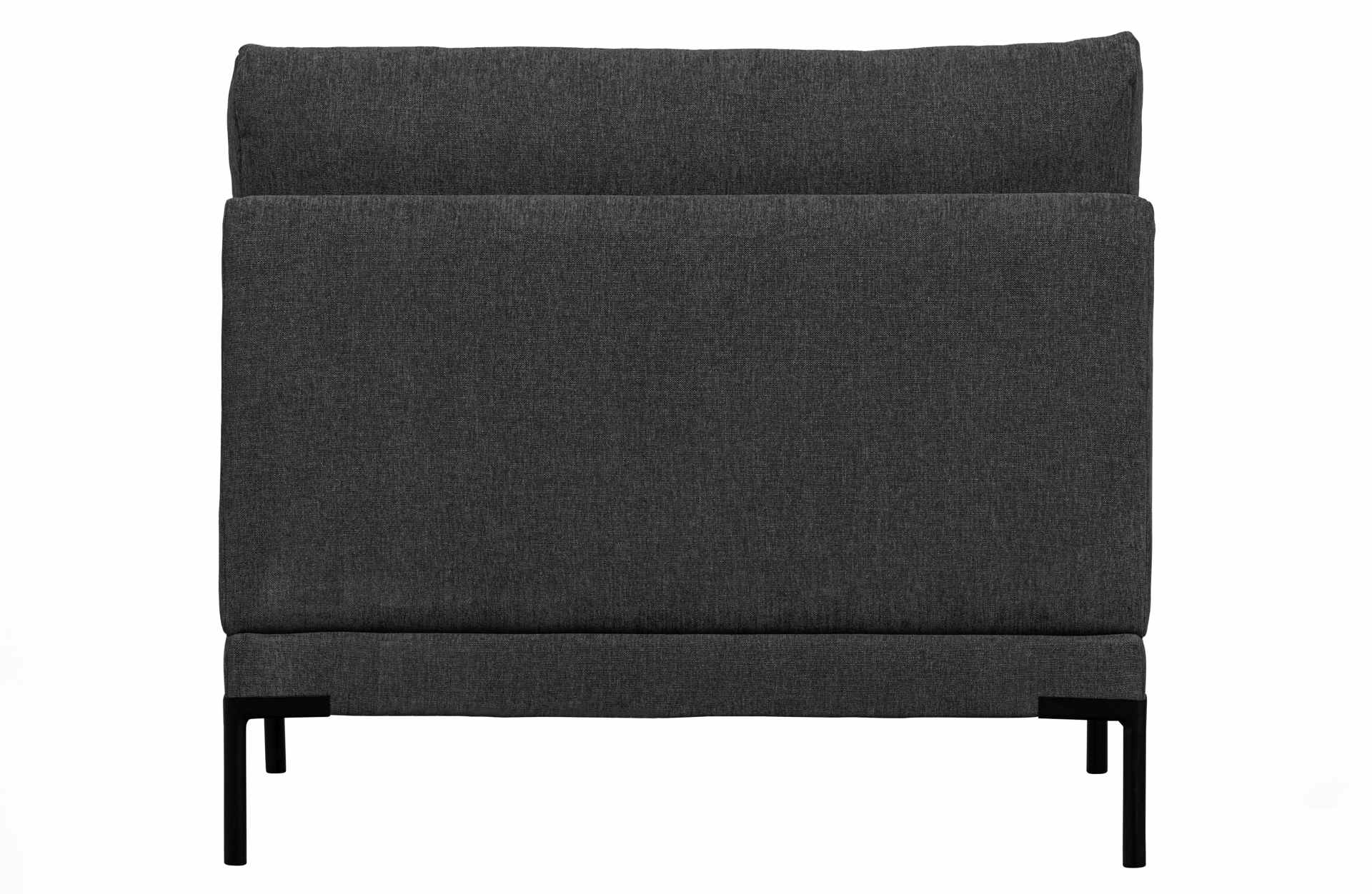 Modulsofa Couple Loveseat Element, Dunkelgrau