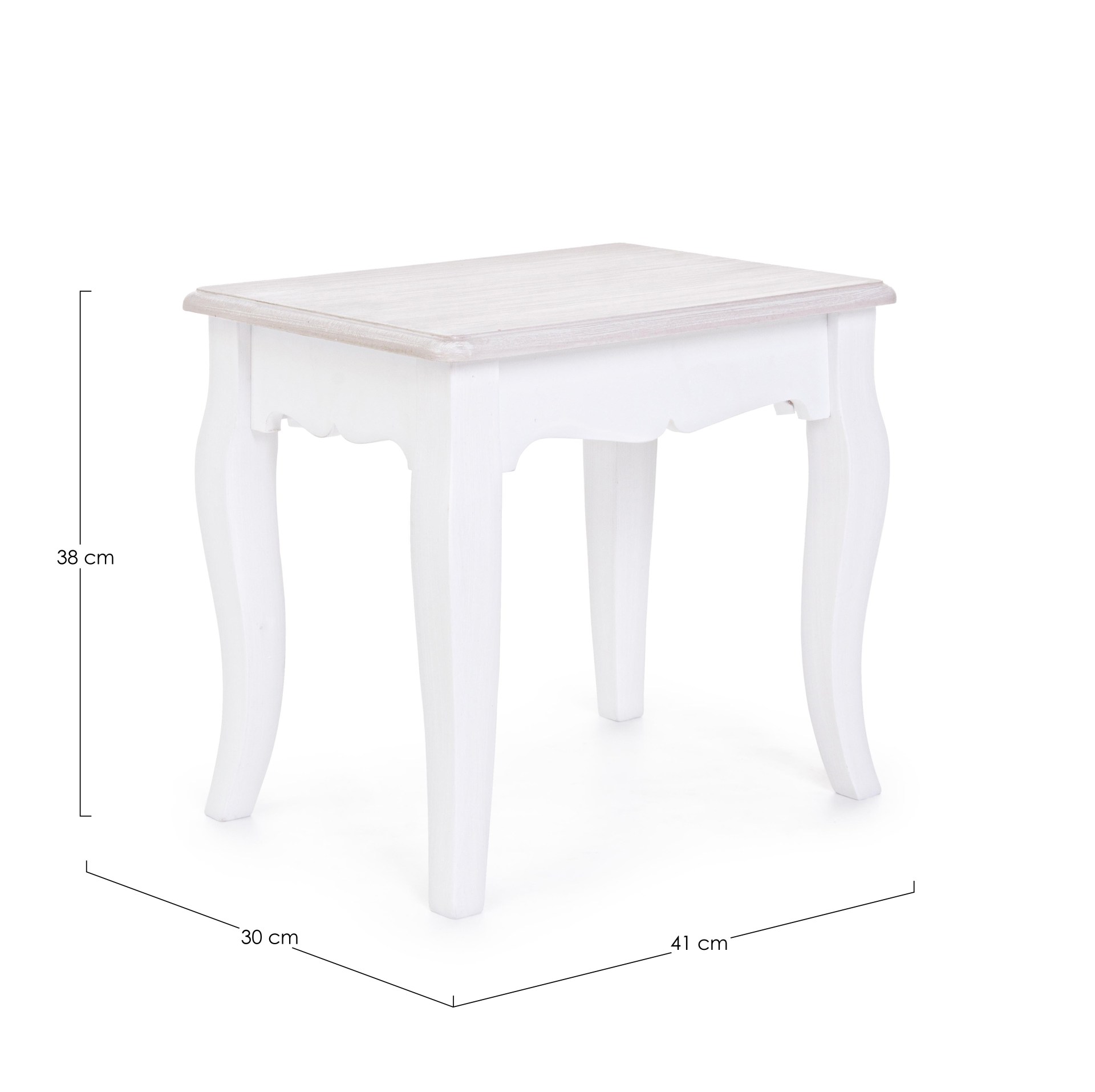 Hocker Charlene aus MDF, 38 cm