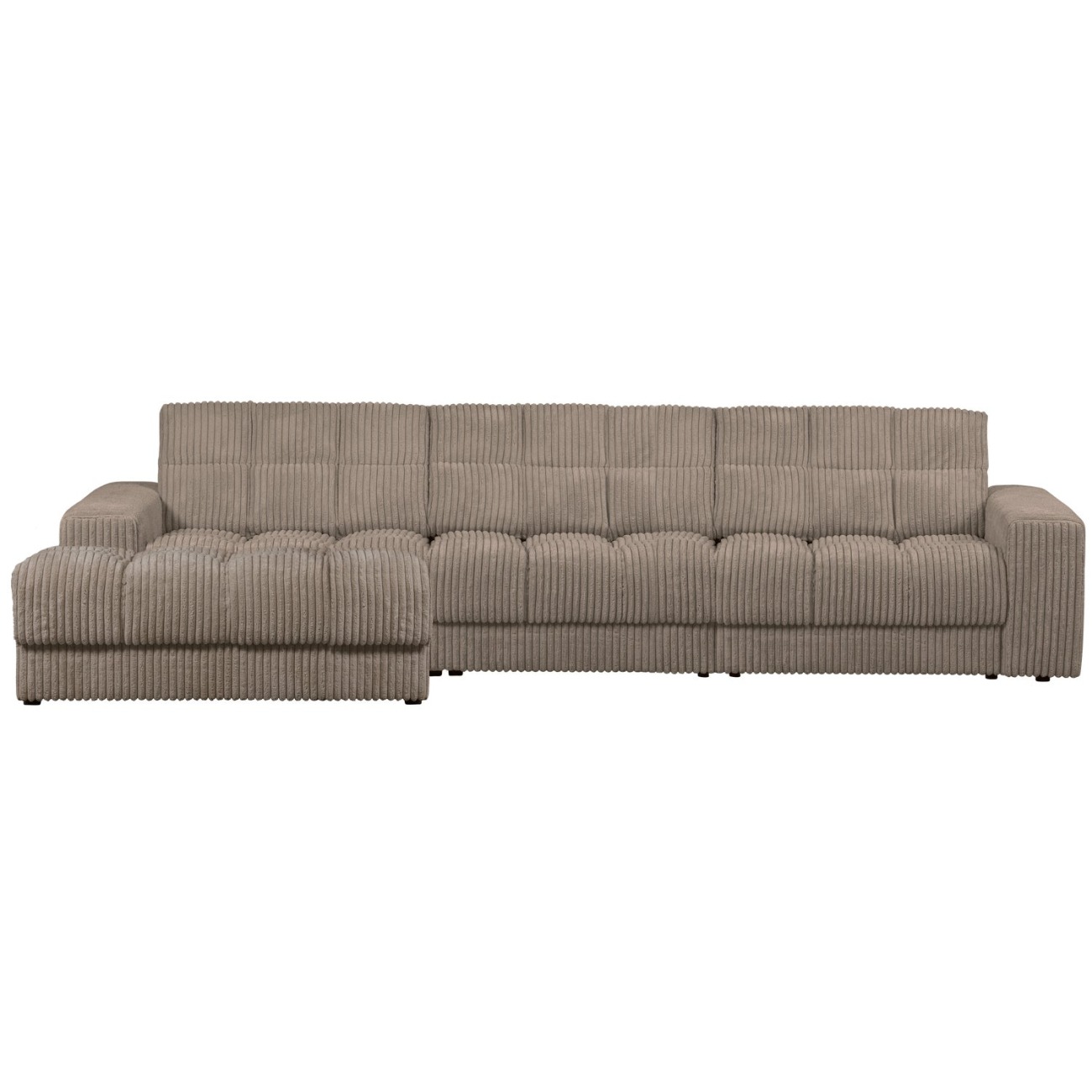 Chaiselongue Date mit Cordbezug Links, Mud