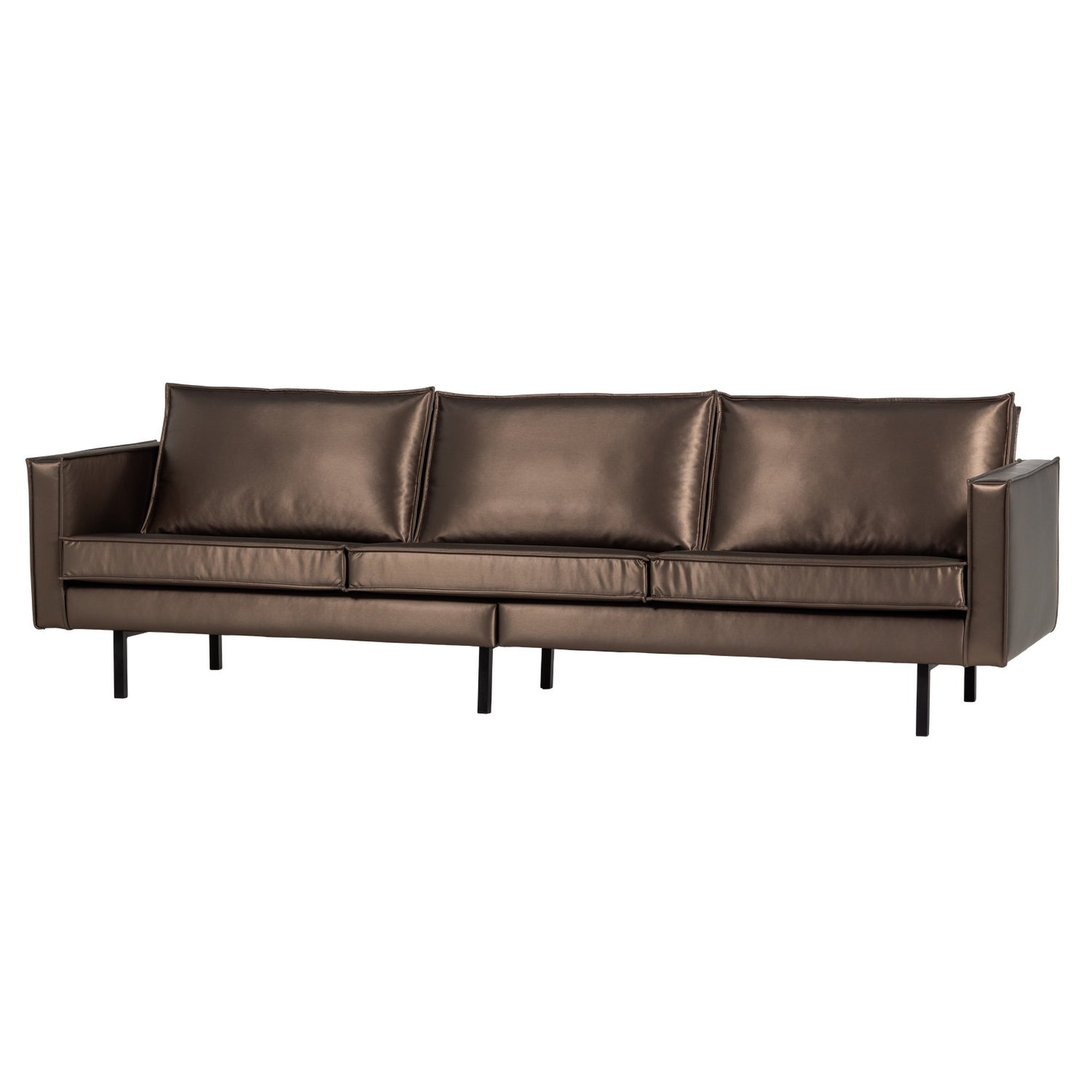 Sofa Rodeo 3-Sitzer 277 cm - Metallic Copper, Braun