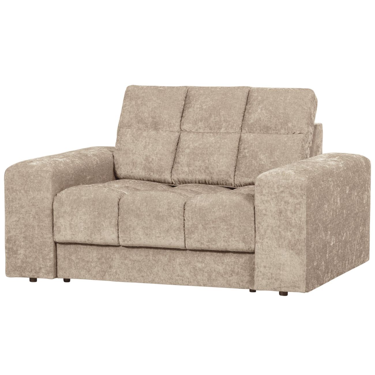 Loveseat Date aus Webstoff, Nougat