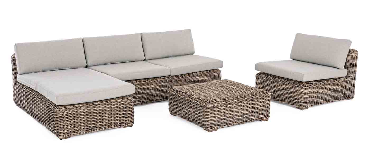 2 Sitzer Gartensofa Coraline mit Kissen