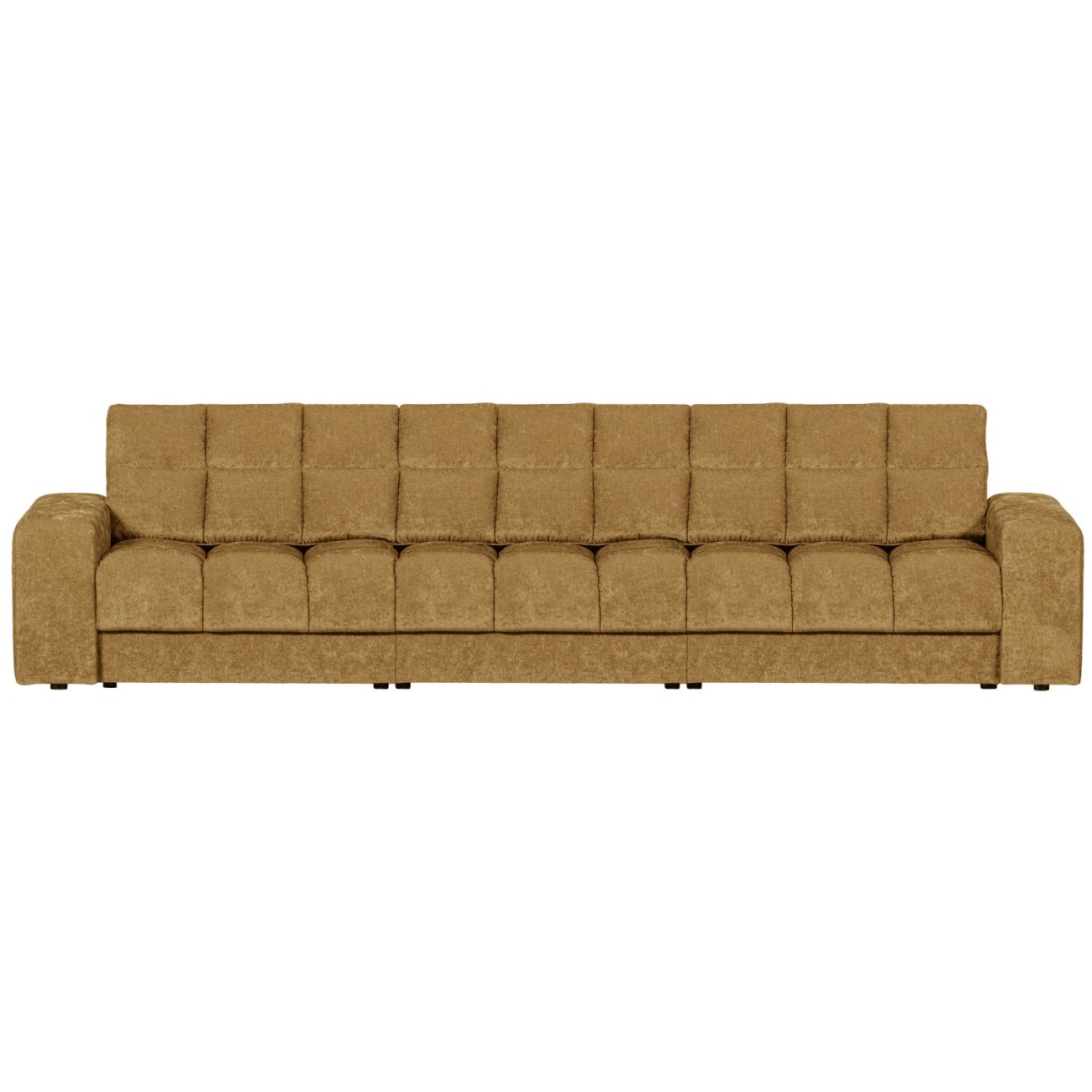 Sofa Date 3-Sitzer aus Webstoff, Gold