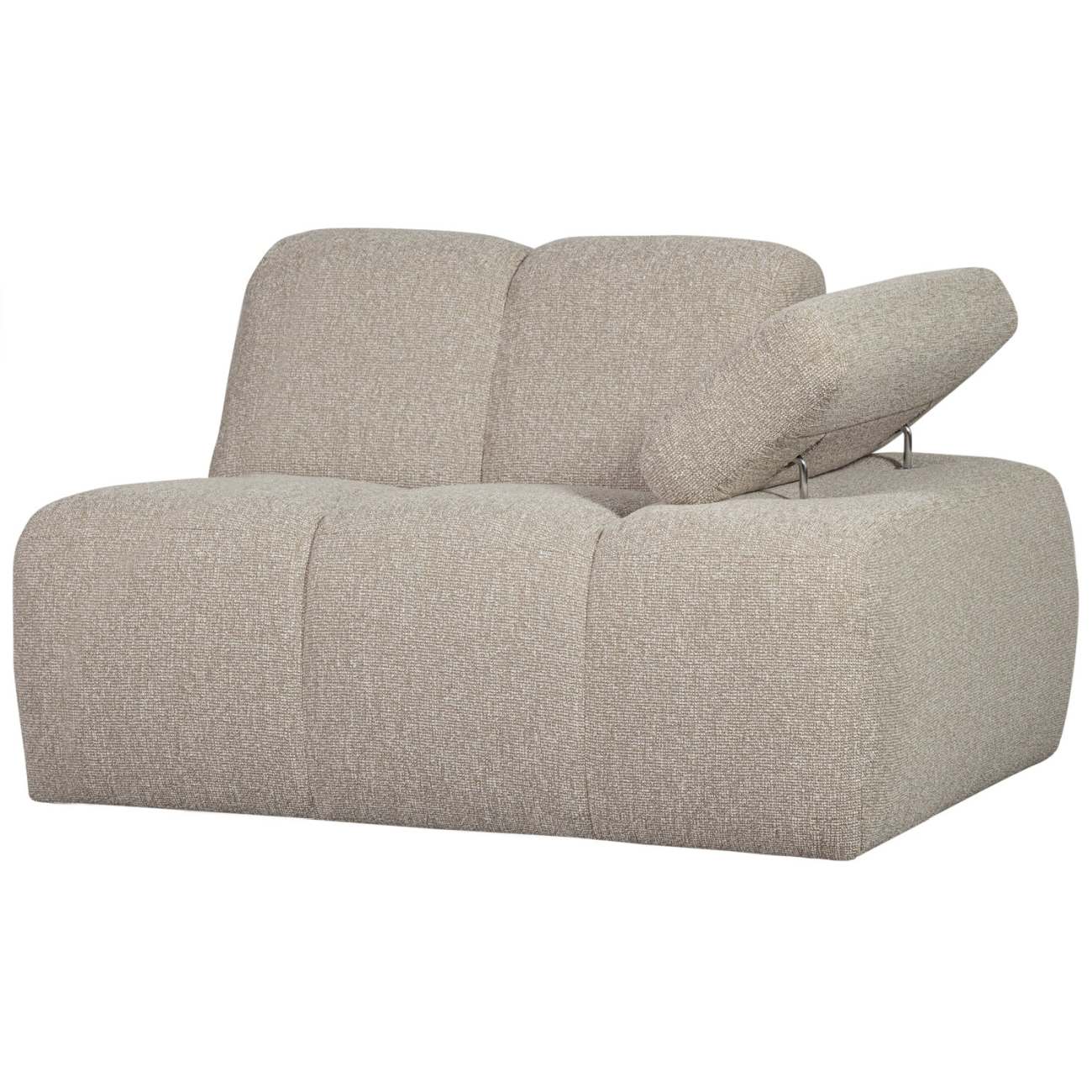 Modulsofa Mojo Boucle 1er Arm-Rechts, Beige