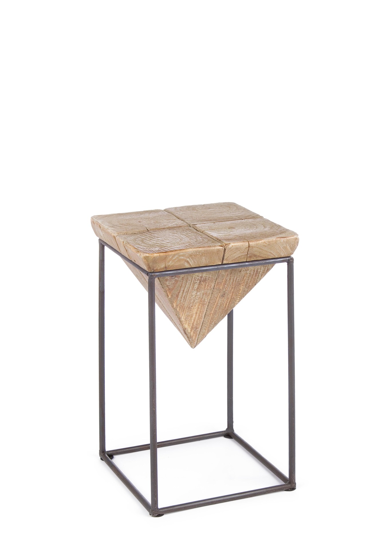 Hocker Prismy aus Tannenholz, 46 cm